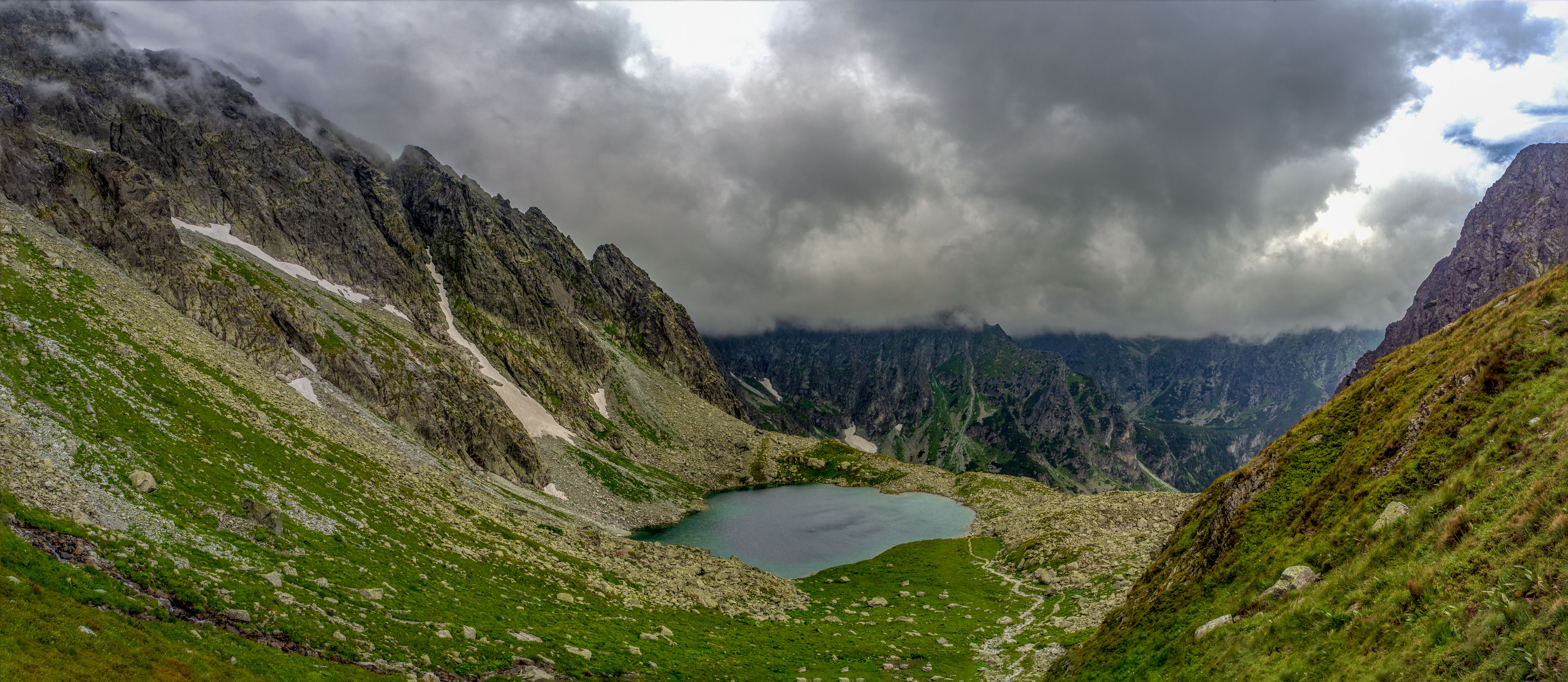 Litvorové pleso - panoráma I.