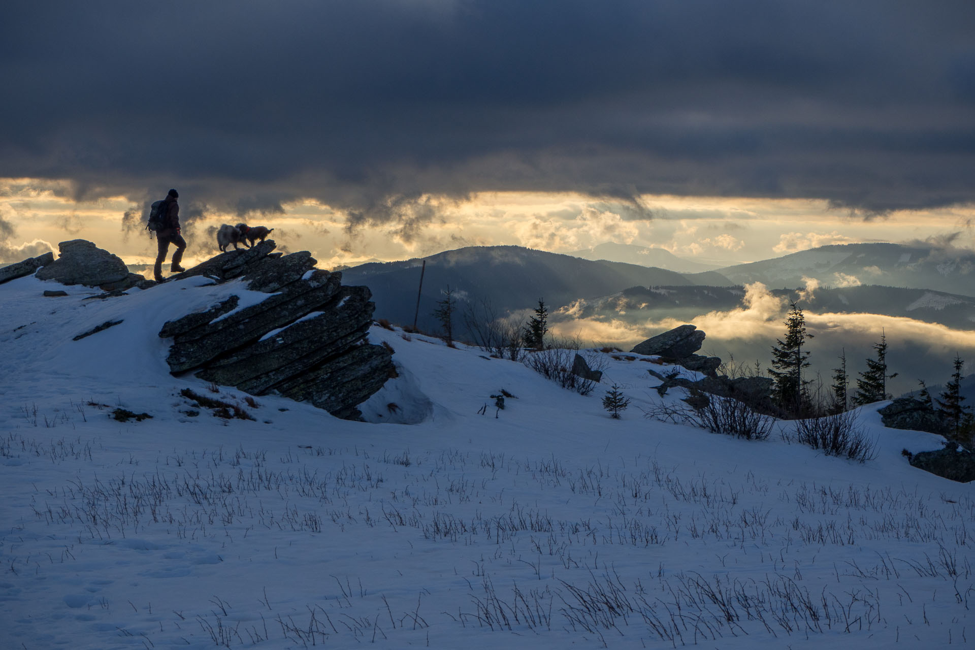 Kráľova hoľa zo Šumiaca (Nízke Tatry)