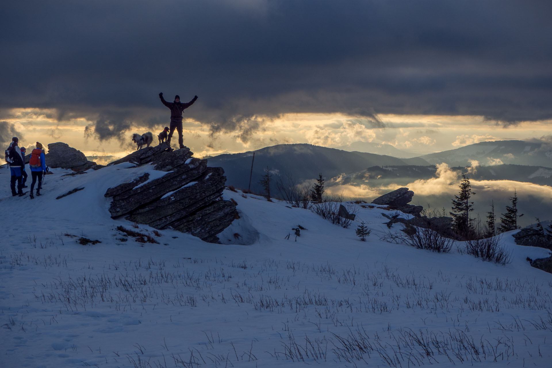 Kráľova hoľa zo Šumiaca (Nízke Tatry)