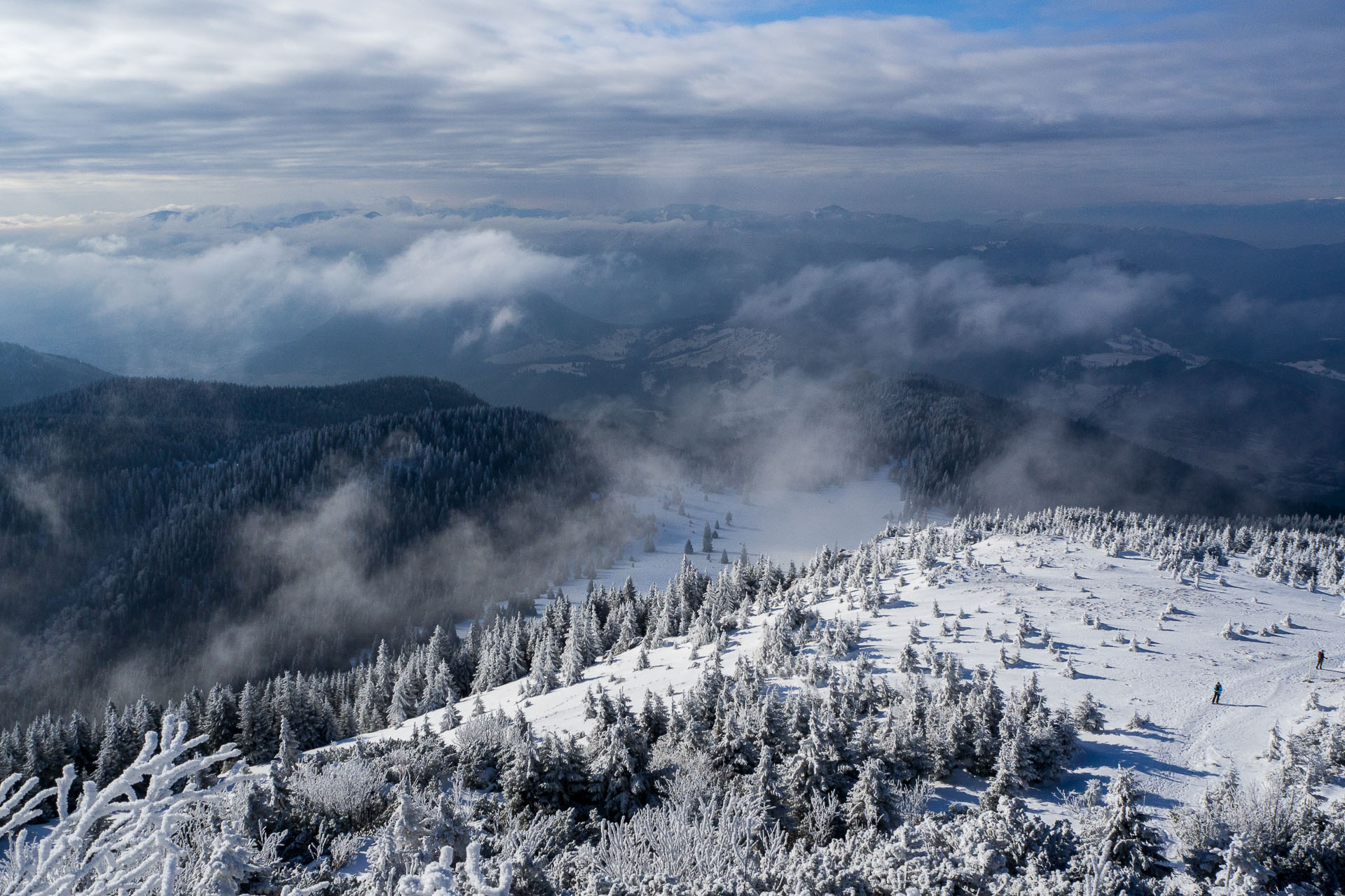 Veľký Choč z Valaskej Dubovej (Chočské vrchy)