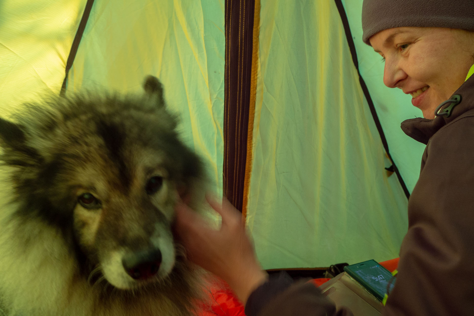 Veľký a Malý Kriváň z Chaty pod Chlebom (Malá Fatra)