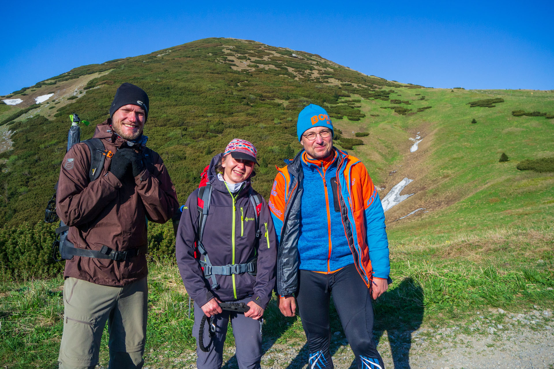 Veľký a Malý Kriváň z Chaty pod Chlebom (Malá Fatra)