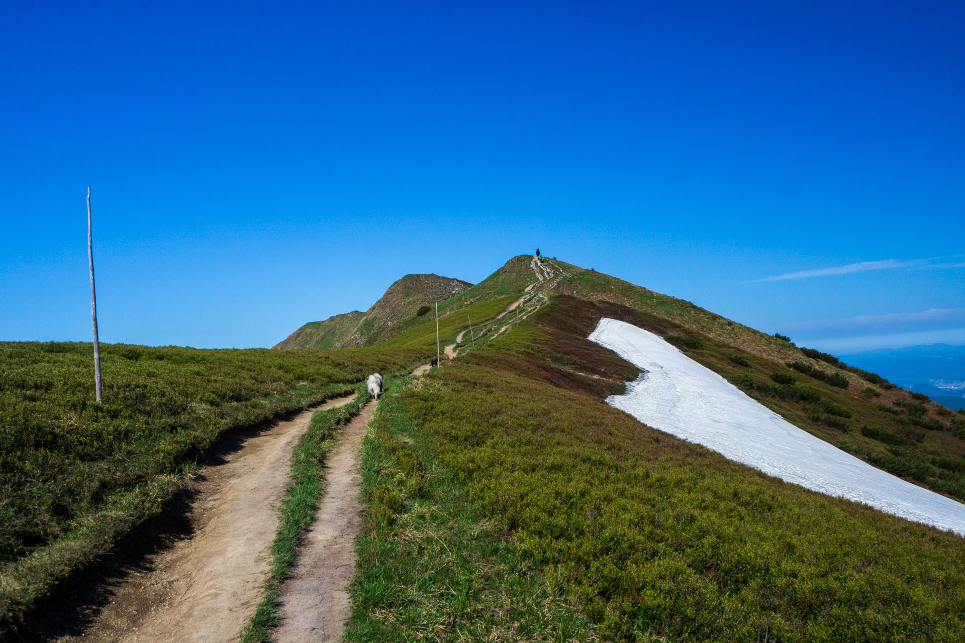 Veľký a Malý Kriváň z Chaty pod Chlebom (Malá Fatra)