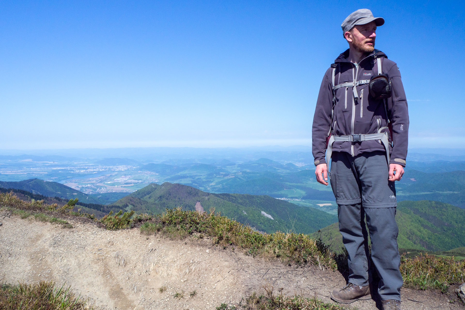 Veľký a Malý Kriváň z Chaty pod Chlebom (Malá Fatra)