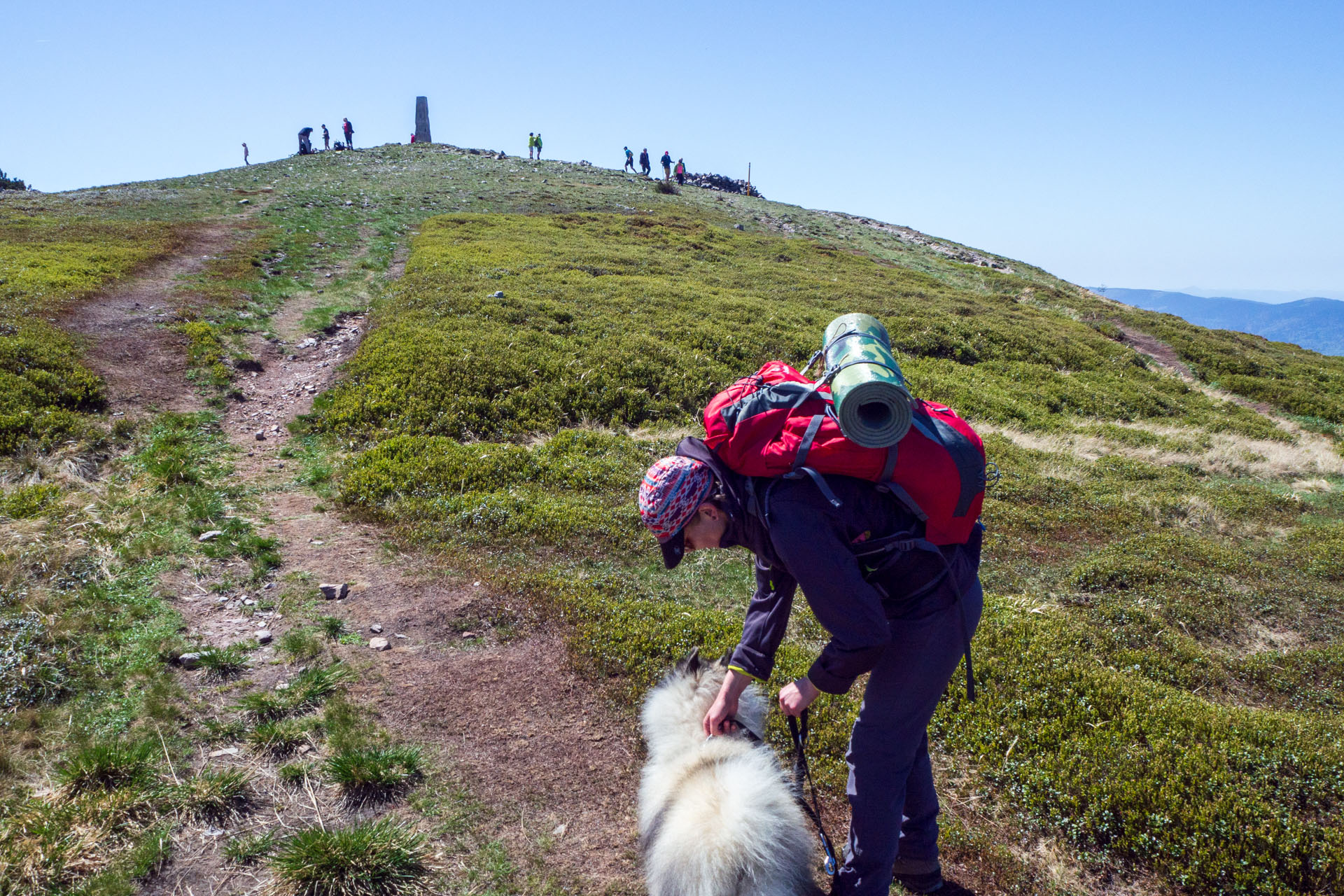 Veľký a Malý Kriváň z Chaty pod Chlebom (Malá Fatra)