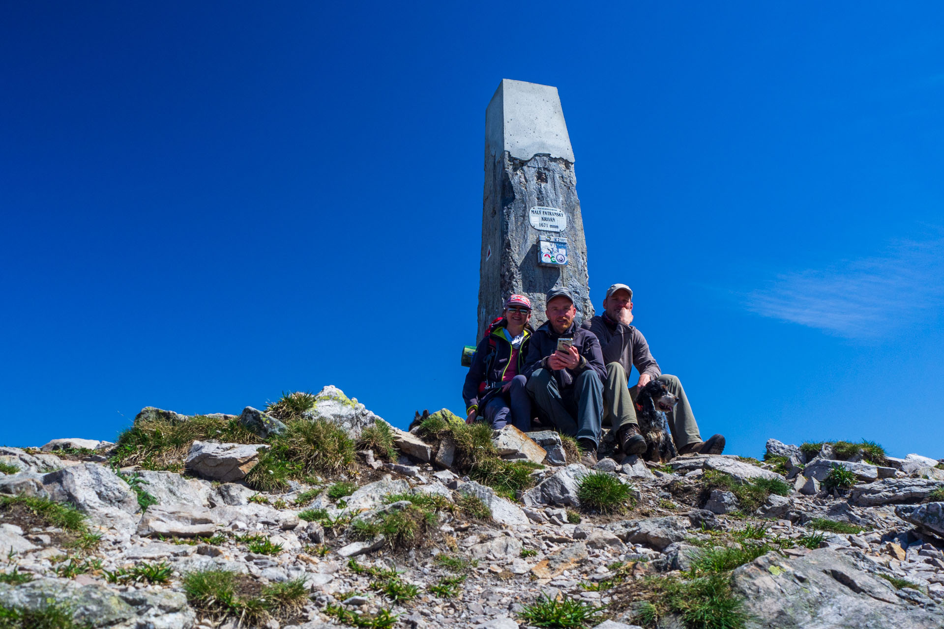 Veľký a Malý Kriváň z Chaty pod Chlebom (Malá Fatra)