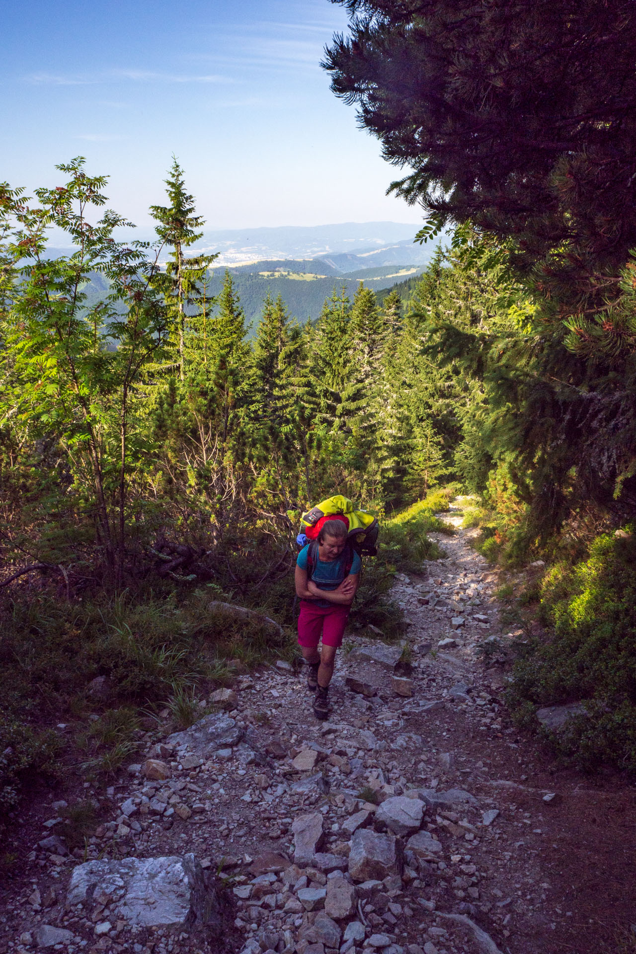 Z Hiadeľského sedla na Ďurkovú (Nízke Tatry)