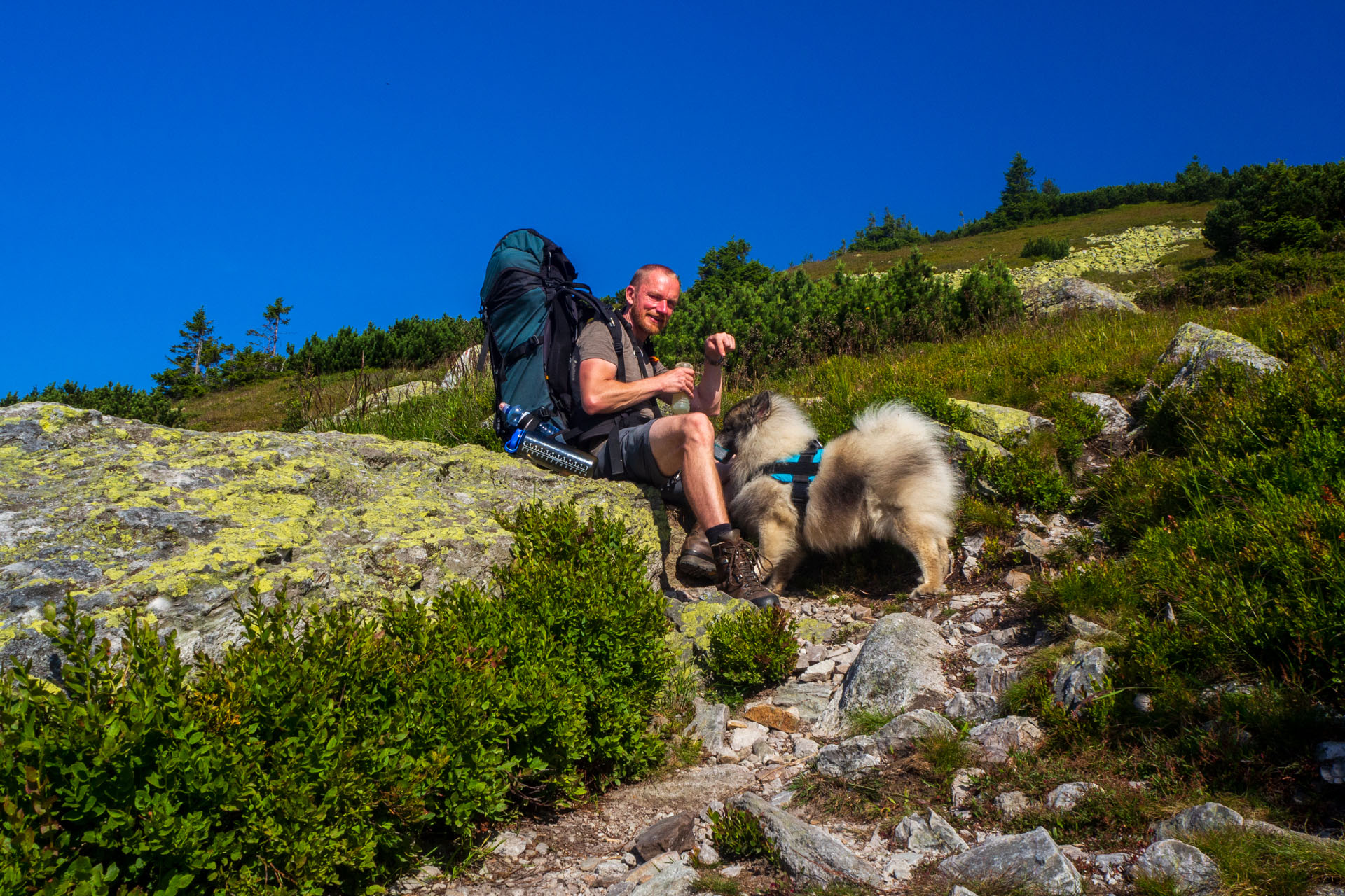 Z Hiadeľského sedla na Ďurkovú (Nízke Tatry)