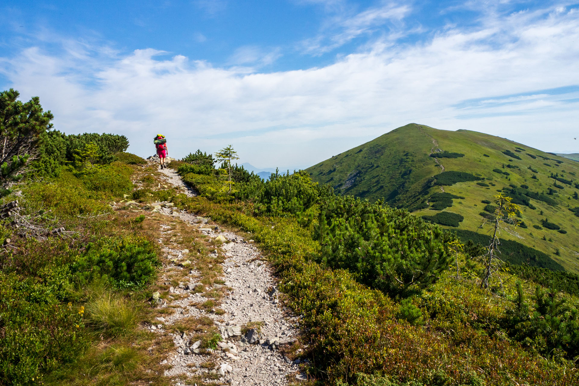 Z Hiadeľského sedla na Ďurkovú (Nízke Tatry)