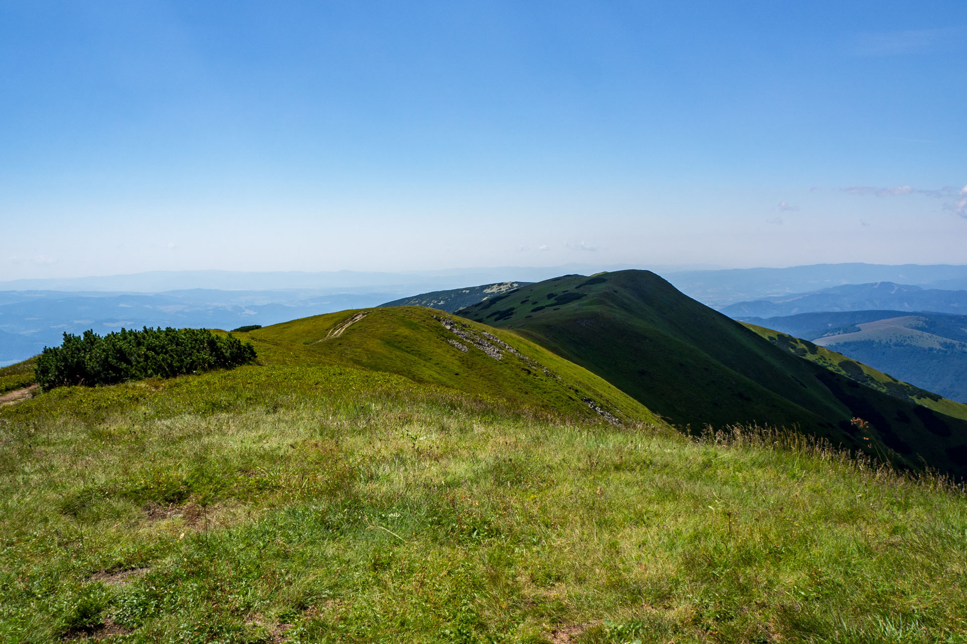 Z Hiadeľského sedla na Ďurkovú (Nízke Tatry)