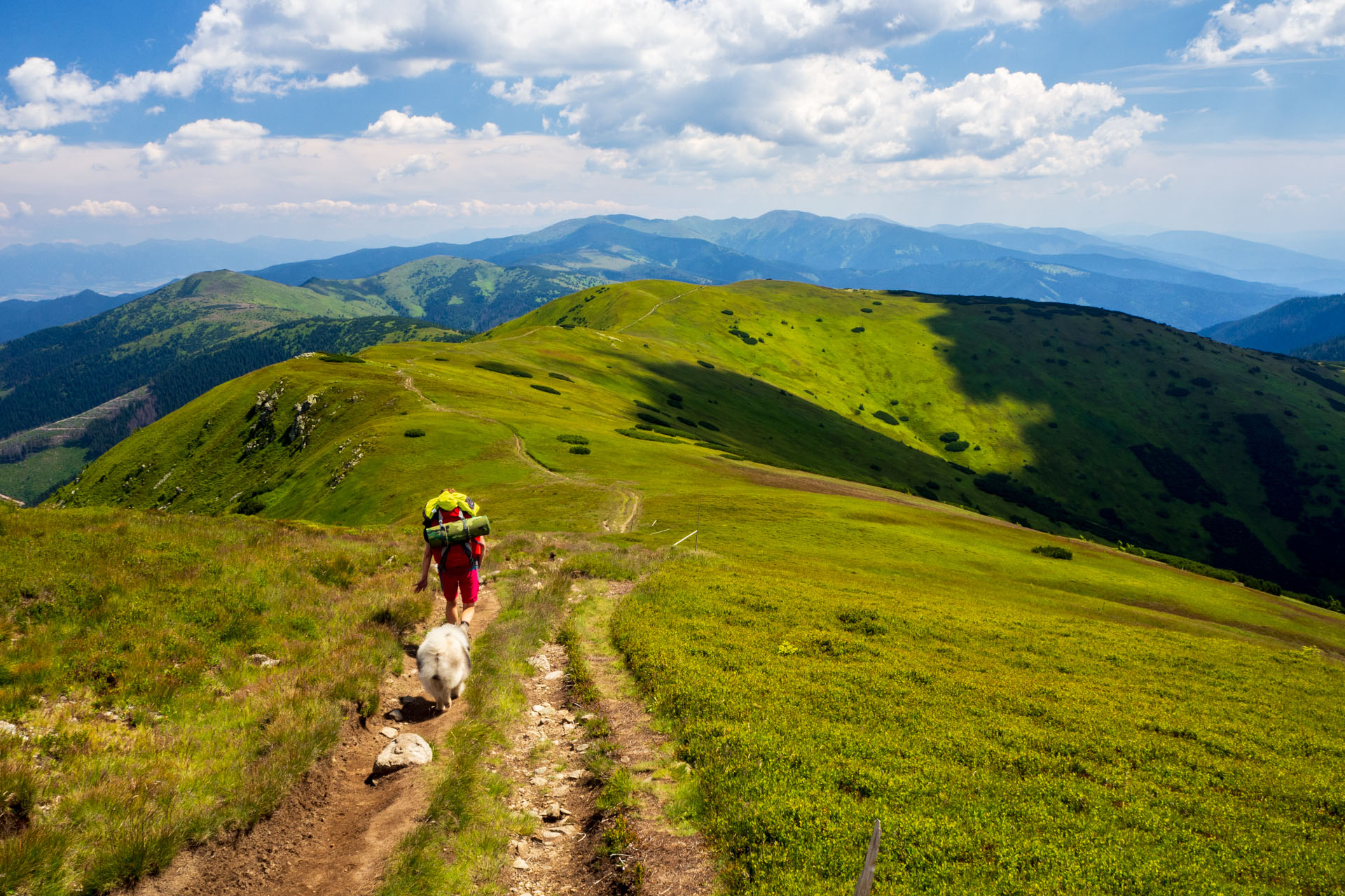 Z Hiadeľského sedla na Ďurkovú (Nízke Tatry)