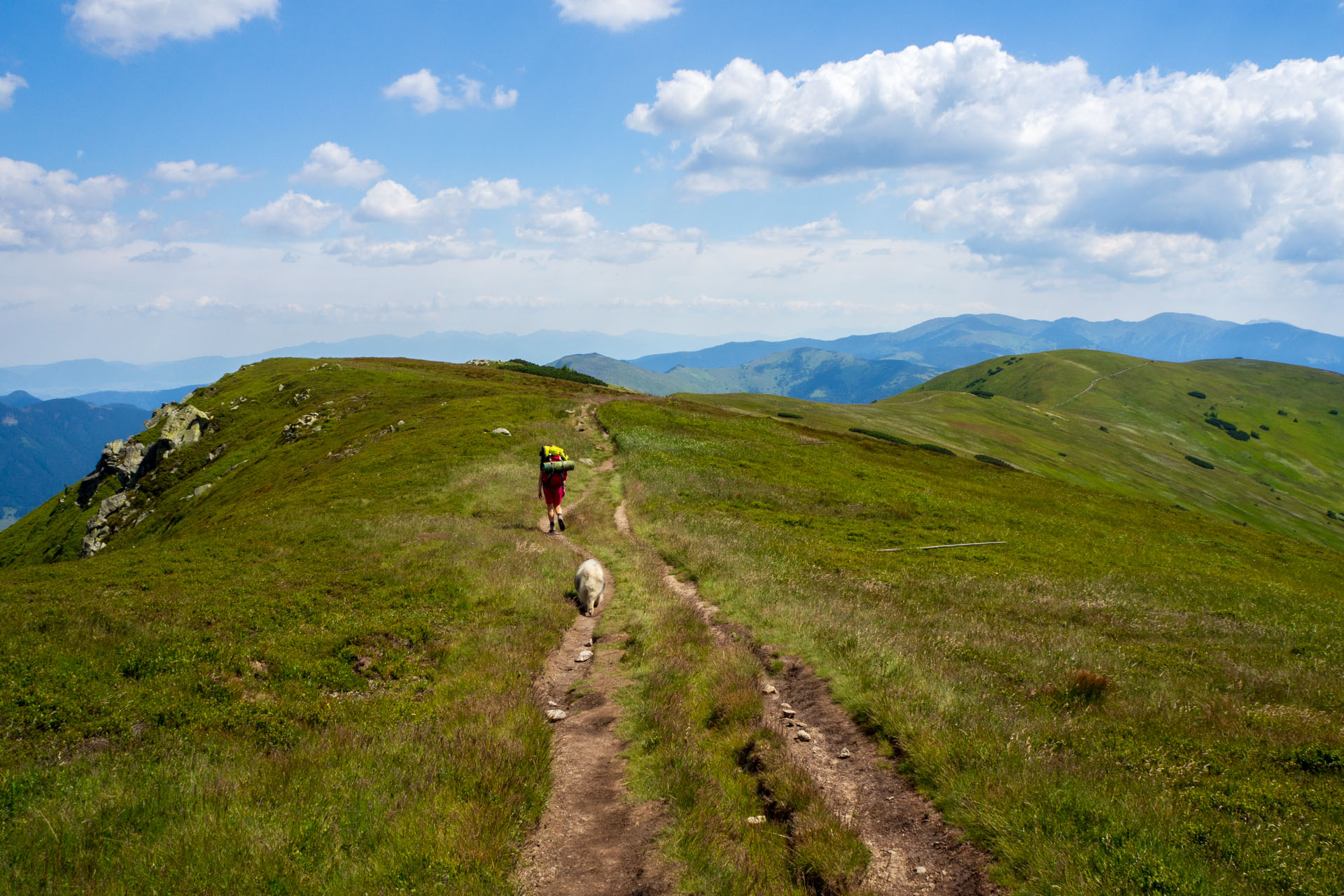 Z Hiadeľského sedla na Ďurkovú (Nízke Tatry)