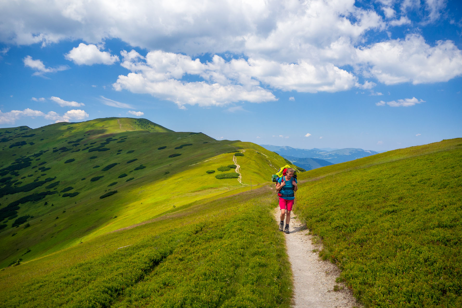 Z Hiadeľského sedla na Ďurkovú (Nízke Tatry)