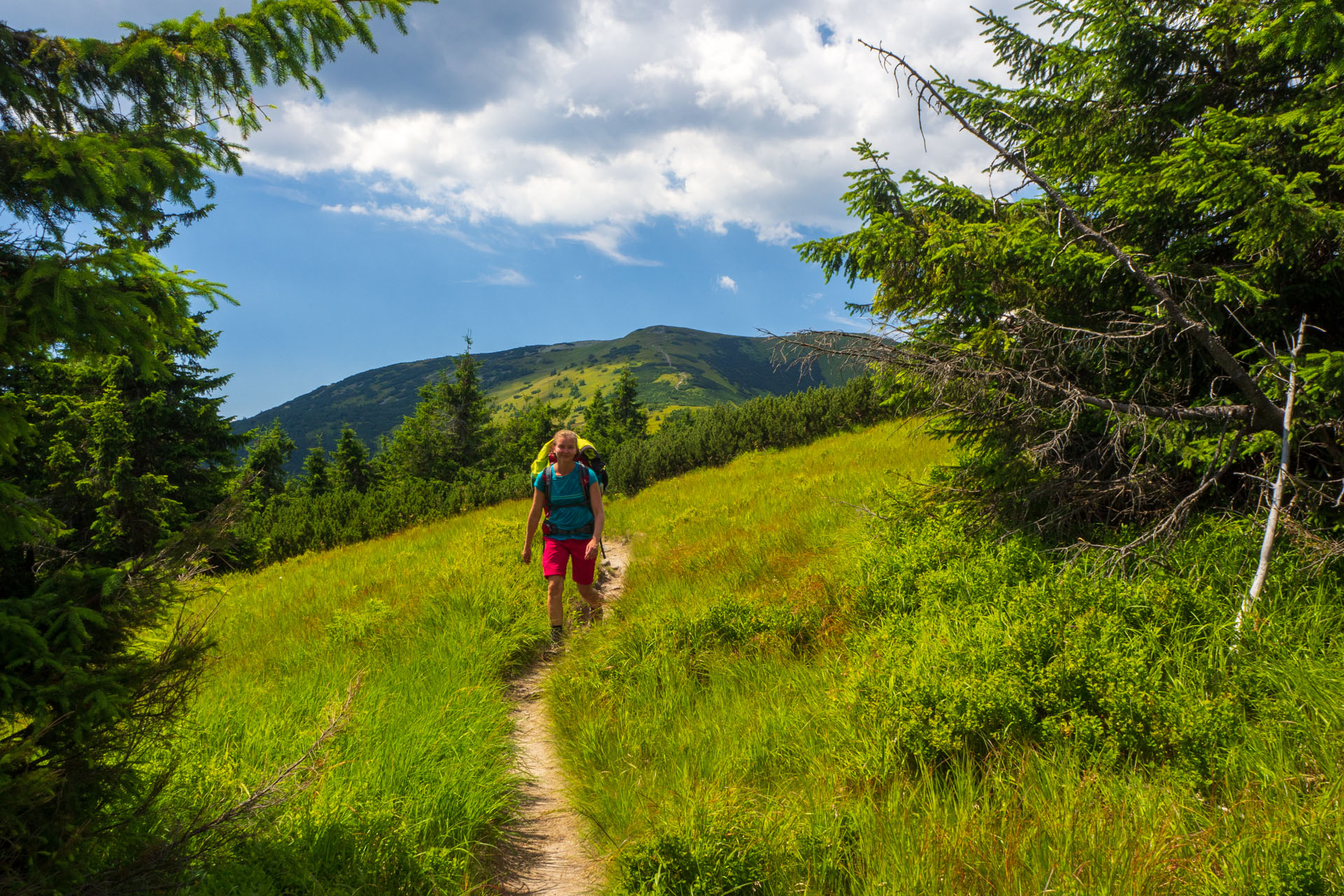 Z Hiadeľského sedla na Ďurkovú (Nízke Tatry)