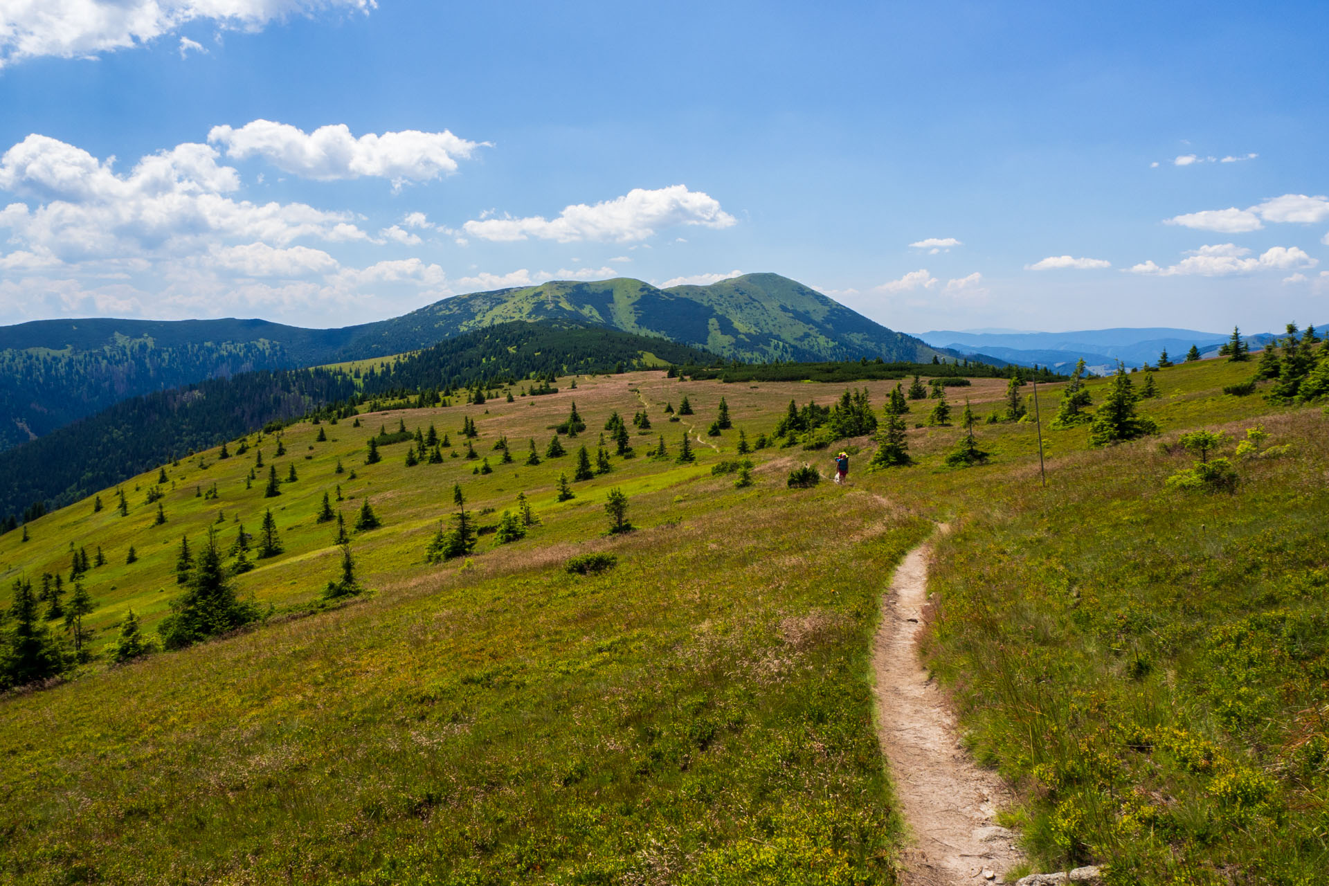 Z Hiadeľského sedla na Ďurkovú (Nízke Tatry)