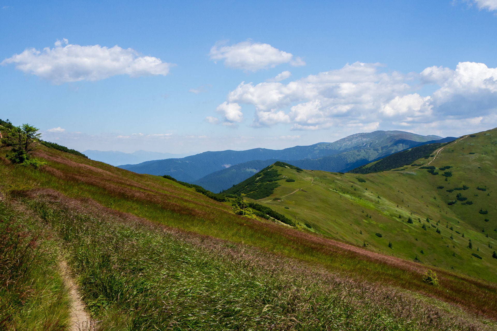 Z Hiadeľského sedla na Ďurkovú (Nízke Tatry)