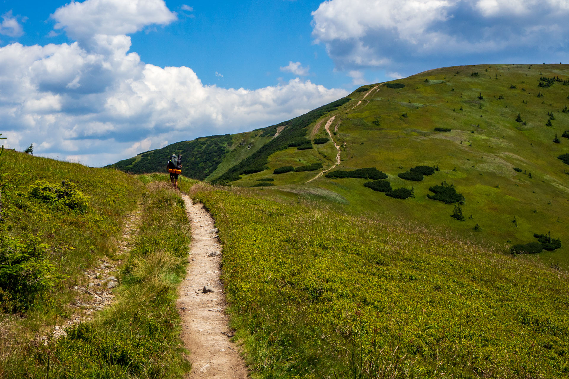 Z Hiadeľského sedla na Ďurkovú (Nízke Tatry)