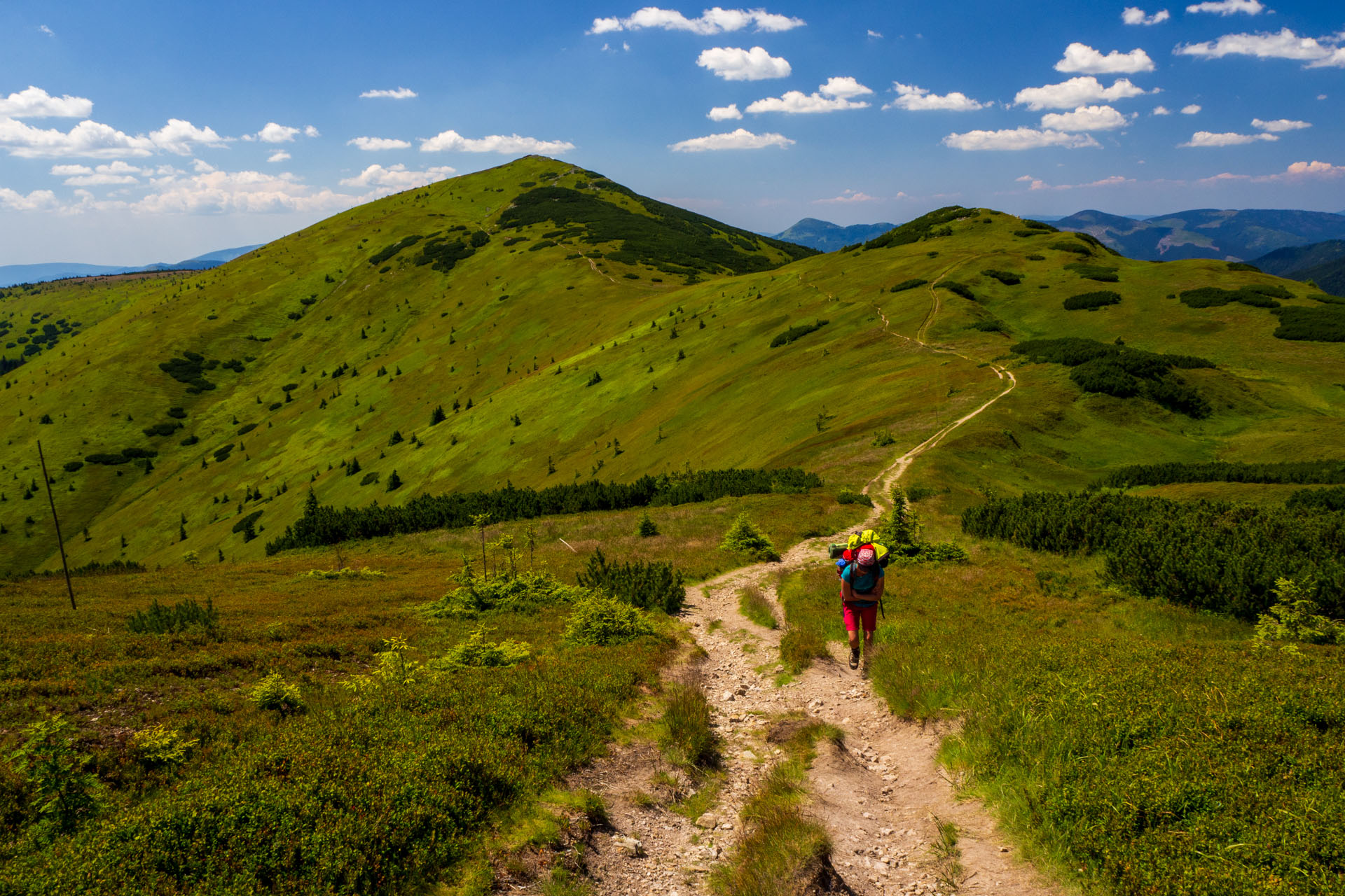 Z Hiadeľského sedla na Ďurkovú (Nízke Tatry)