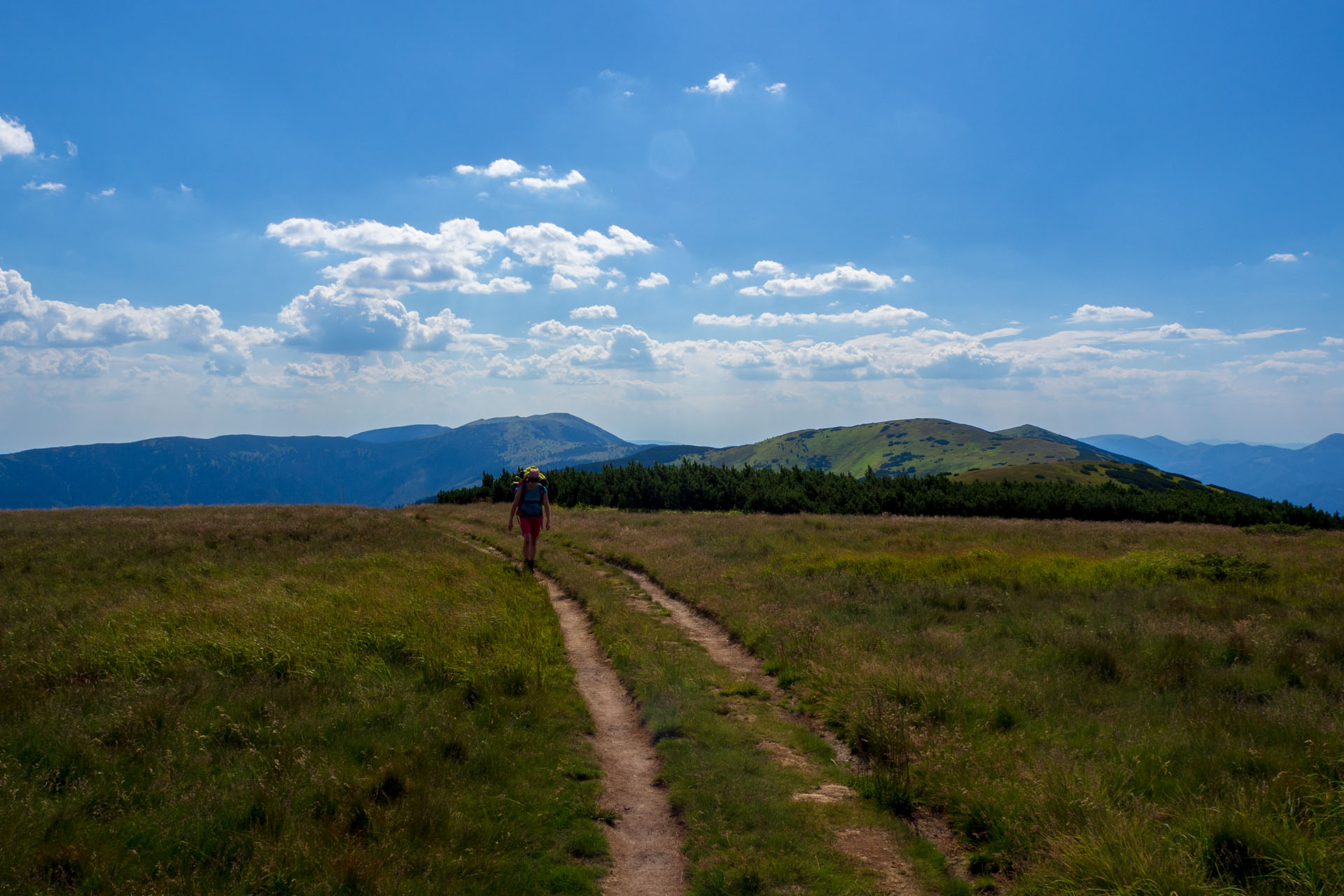 Z Hiadeľského sedla na Ďurkovú (Nízke Tatry)