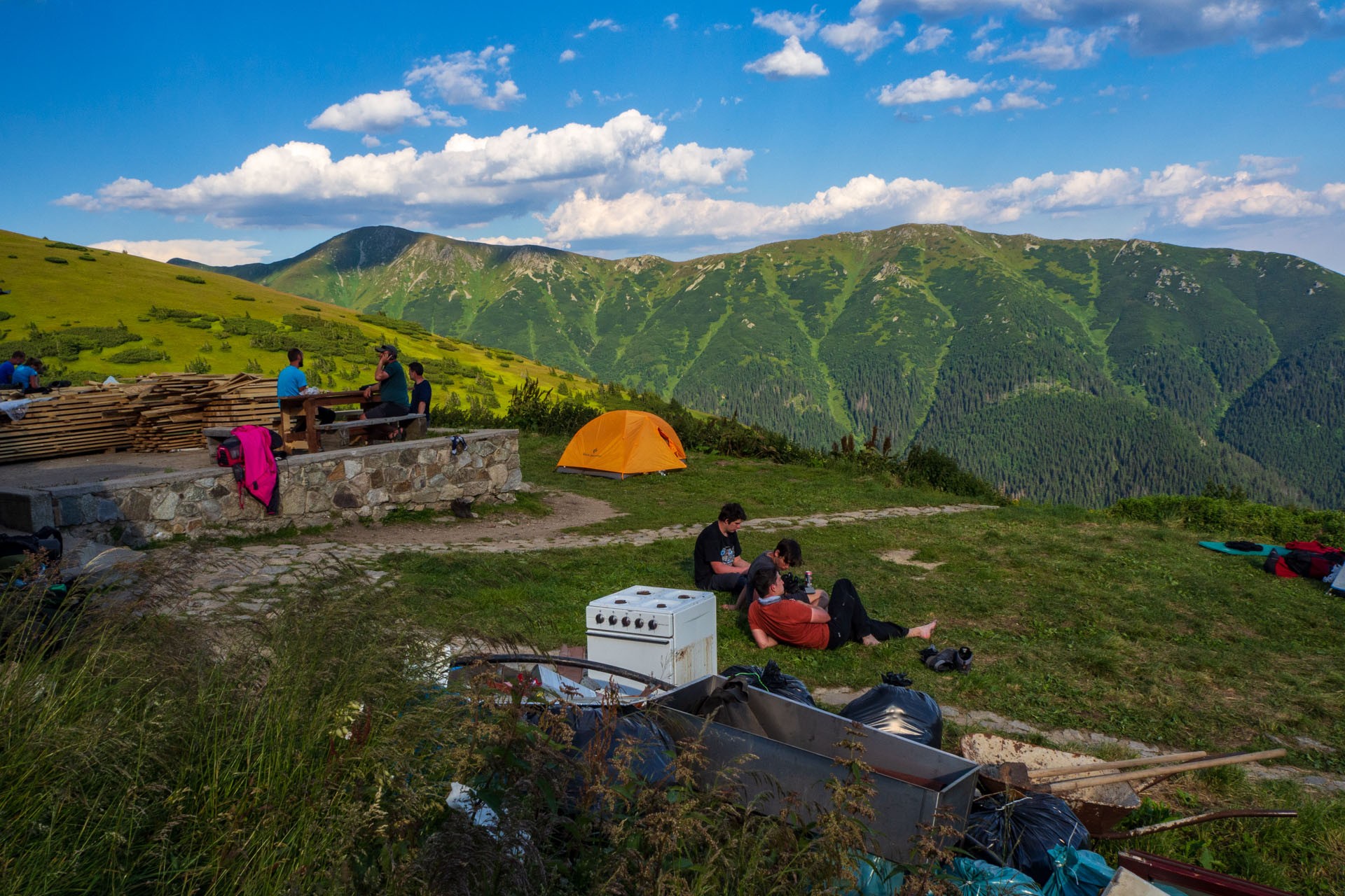 Z Hiadeľského sedla na Ďurkovú (Nízke Tatry)