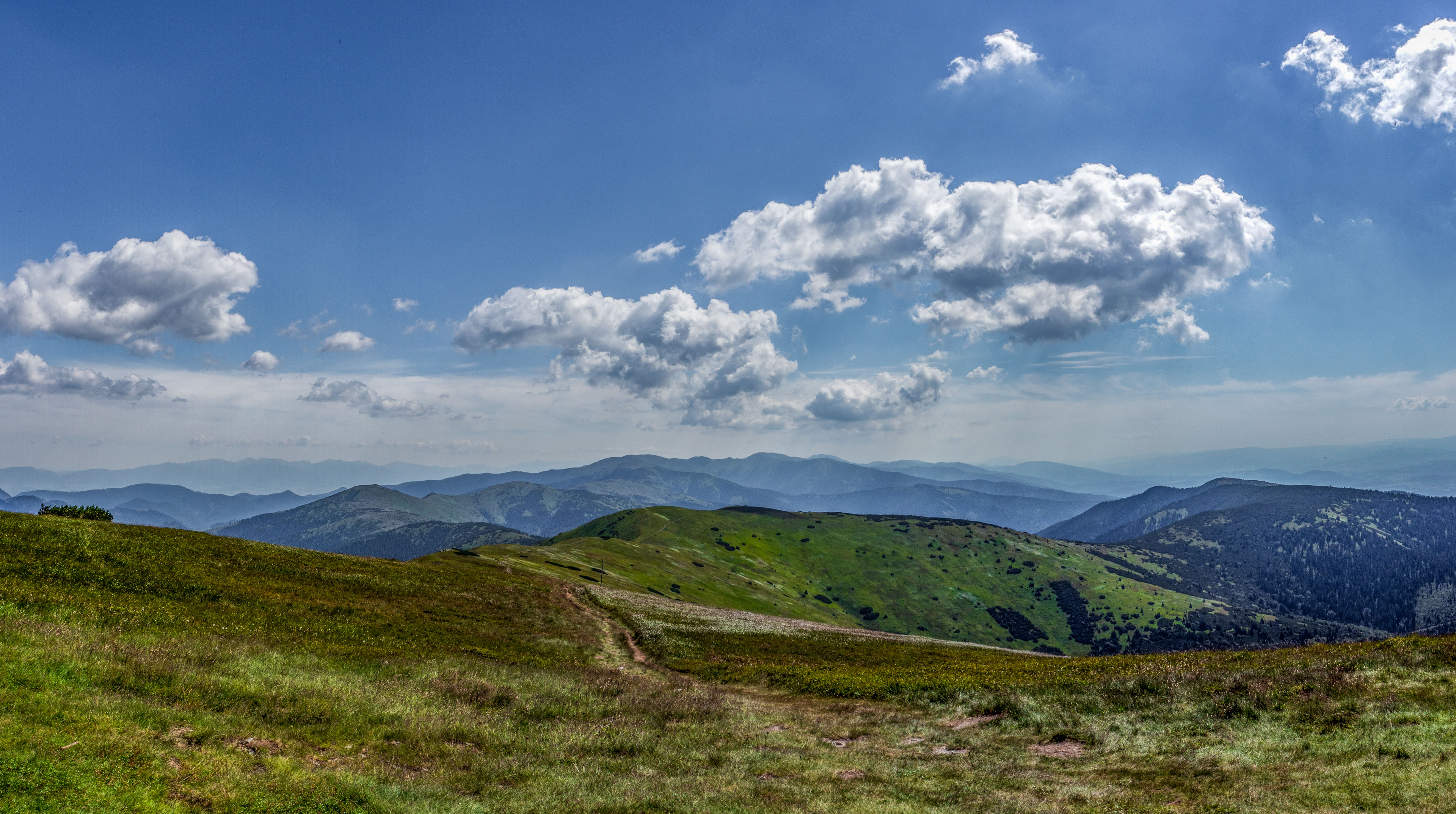 Z Hiadeľského sedla na Ďurkovú (Nízke Tatry)