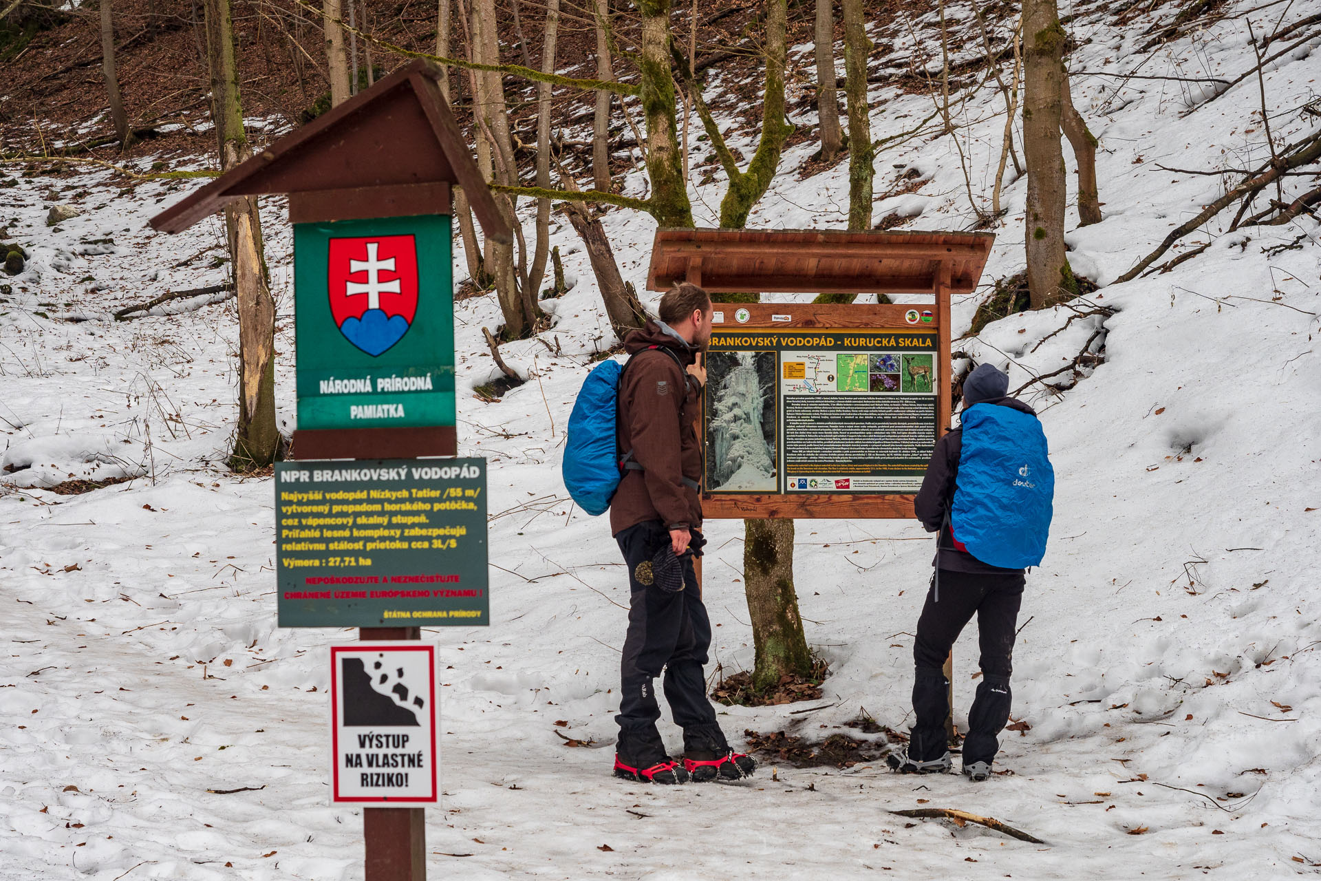 Brankovský vodopád z Podsuchej (Nízke Tatry)