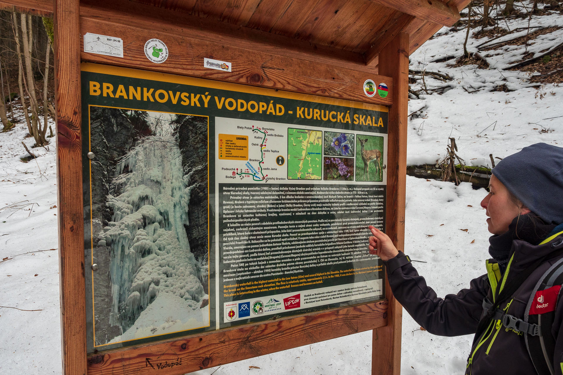 Brankovský vodopád z Podsuchej (Nízke Tatry)