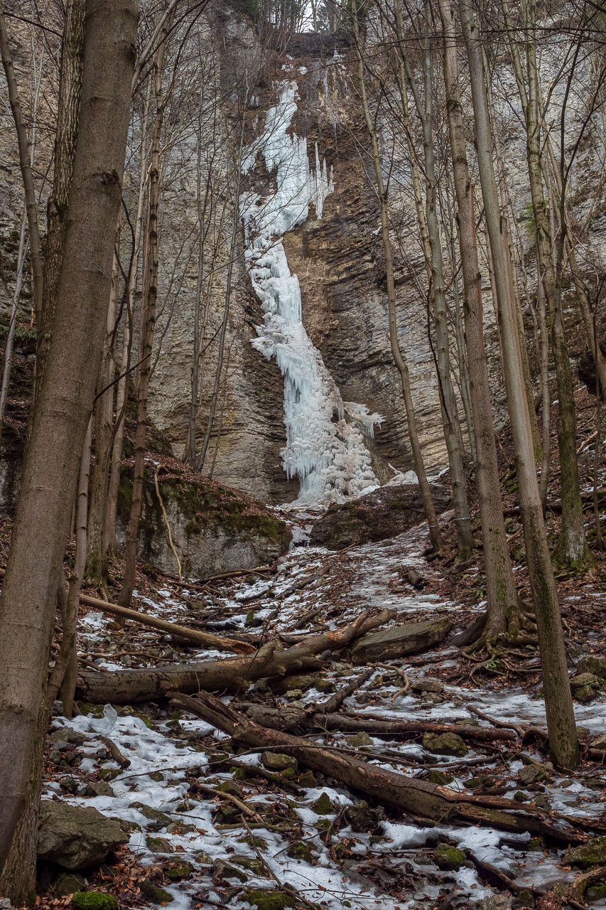 Brankovský vodopád z Podsuchej (Nízke Tatry)