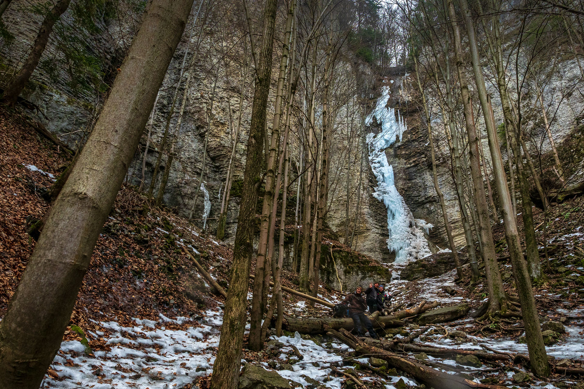 Brankovský vodopád z Podsuchej (Nízke Tatry)