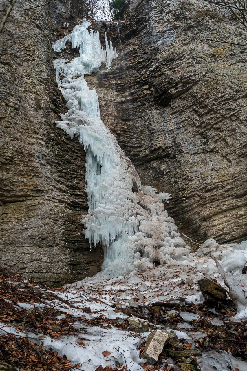 Brankovský vodopád z Podsuchej (Nízke Tatry)