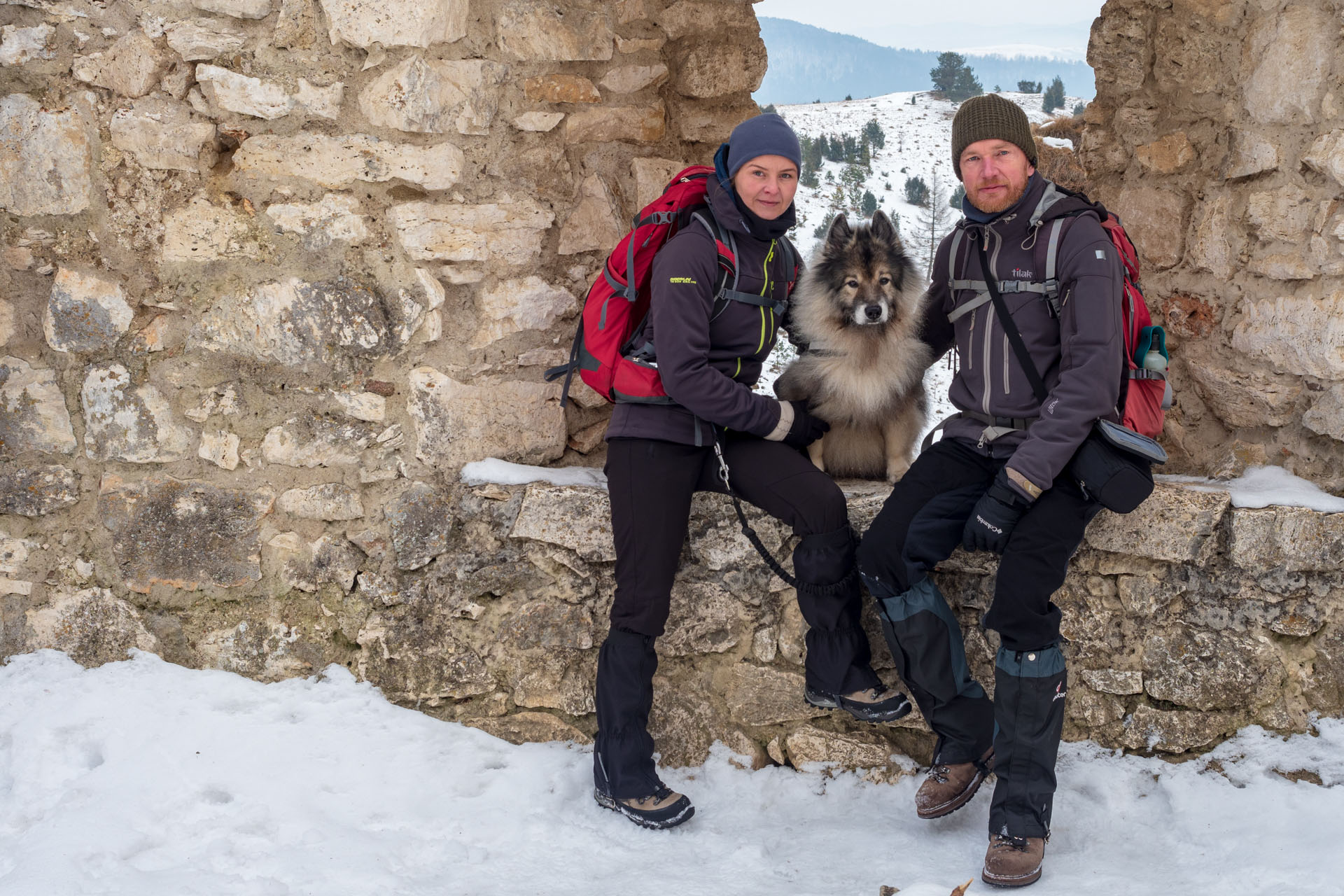 Dreveník a Spišský hrad zo Žehry (Levočské vrchy)