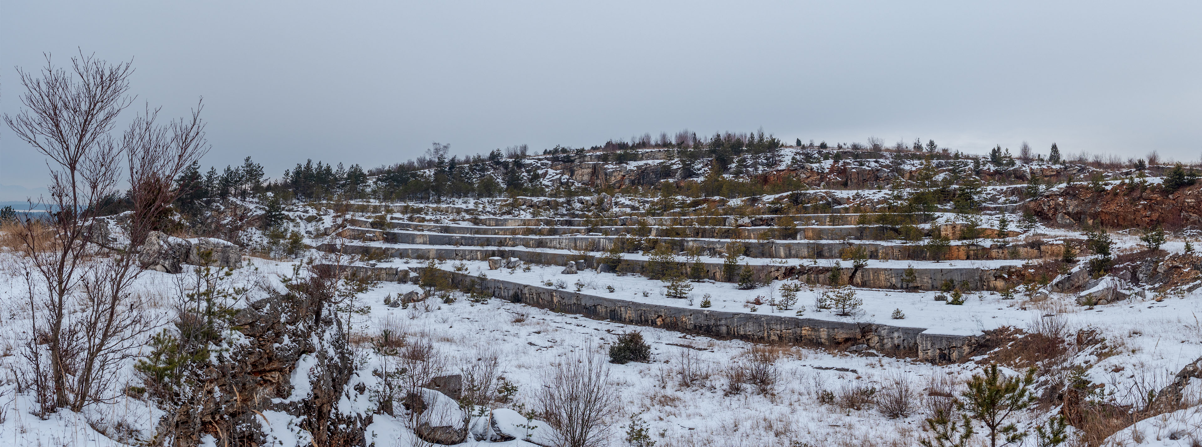 Dreveník a Spišský hrad zo Žehry (Levočské vrchy)