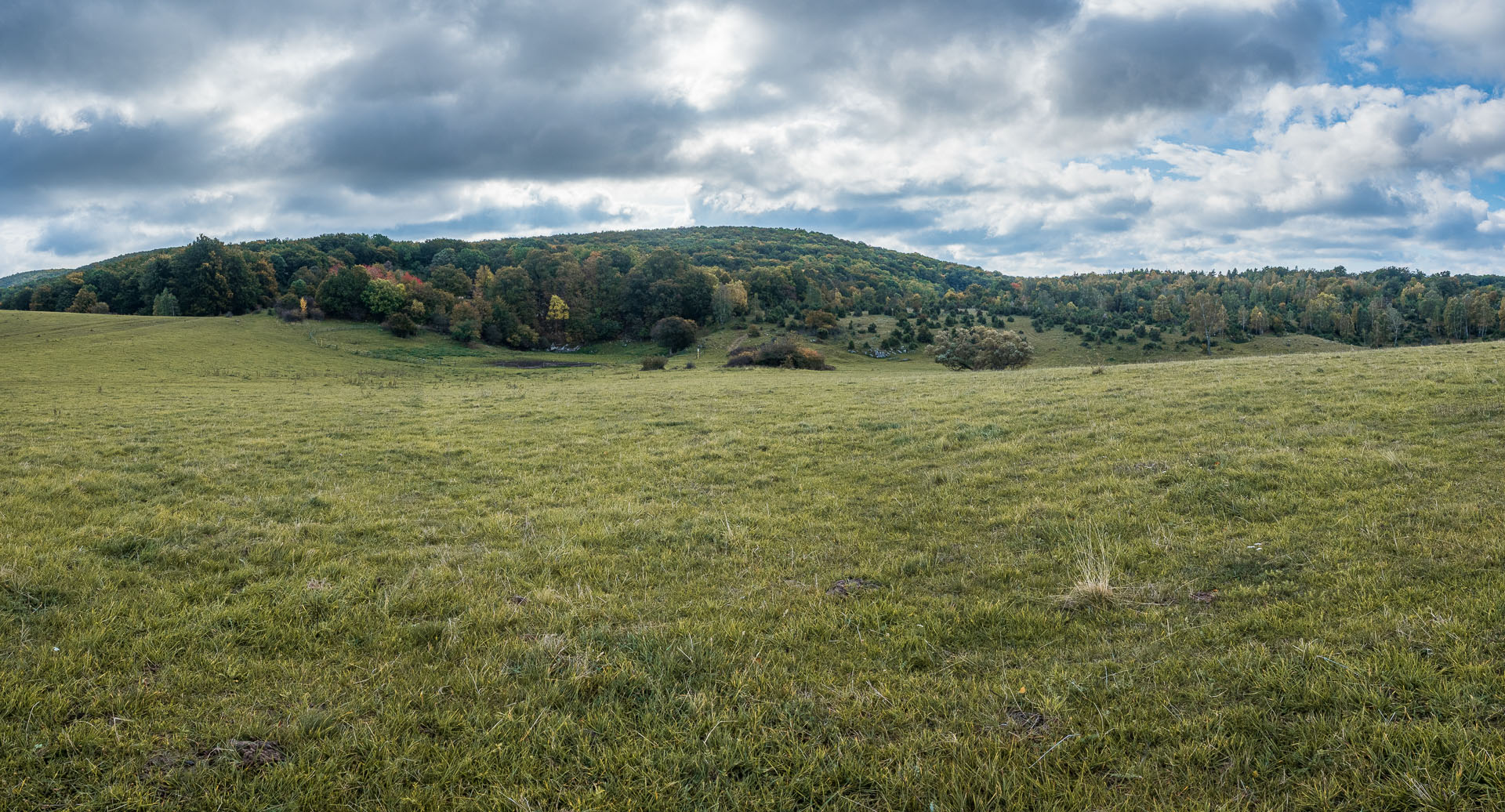 Horný vrch zo sedla Soroška (Slovenský kras)