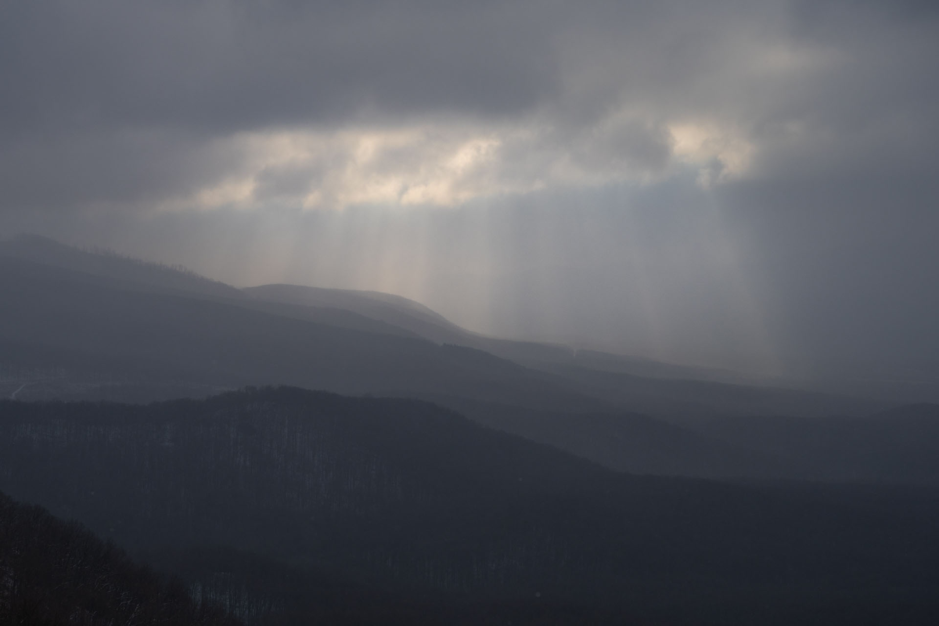 Rankovské skaly od Herlian (Slanské vrchy)