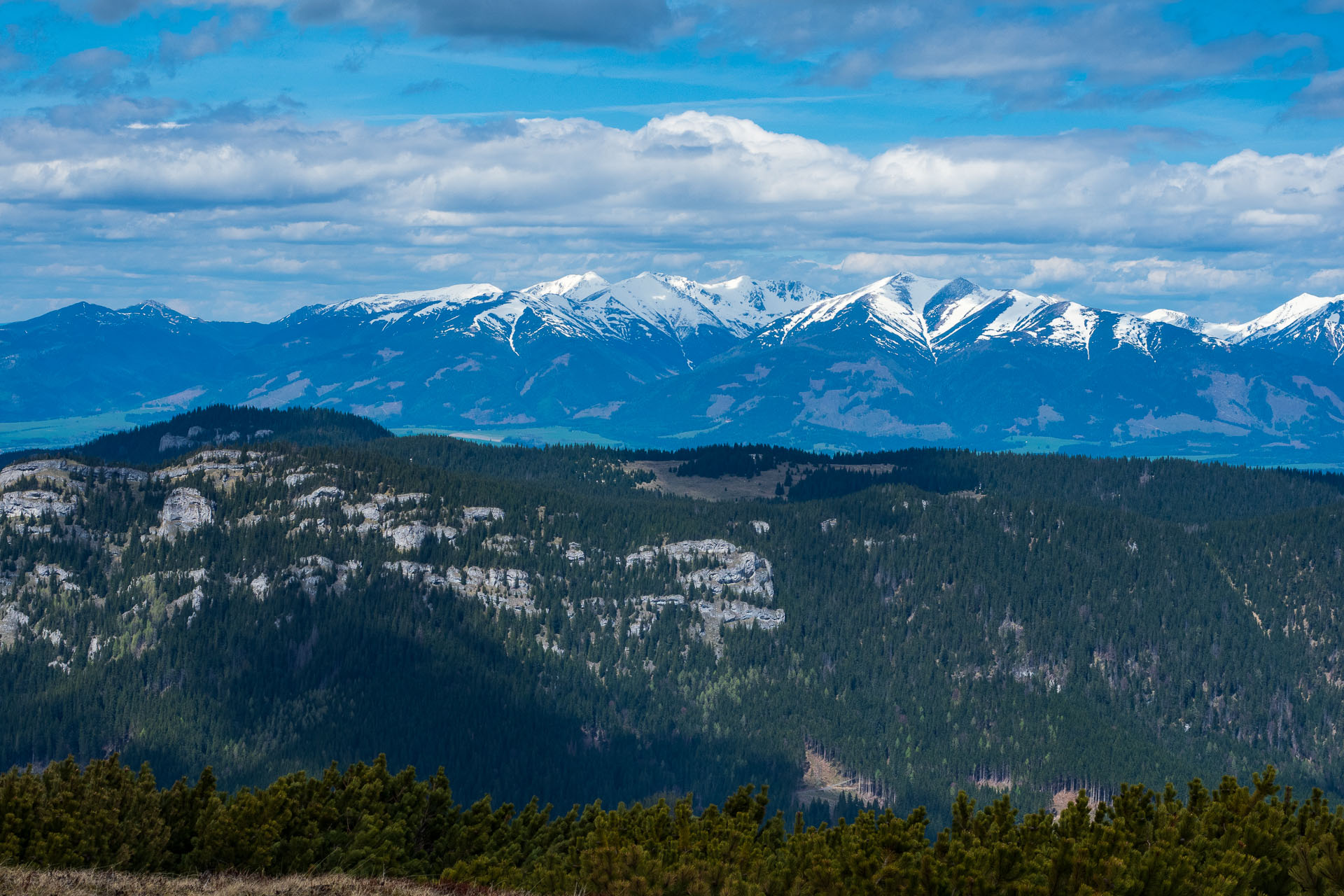 Rovná hoľa z Vyšnej Boce (Nízke Tatry)