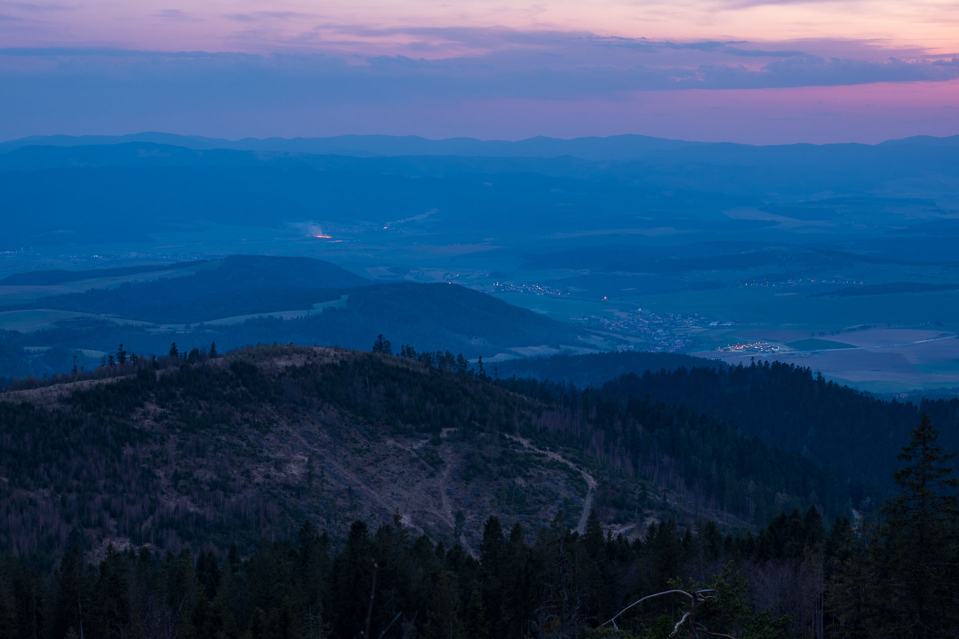 Smrekovica z Vyšného Slavkova s nocľahom (Branisko a Bachureň)