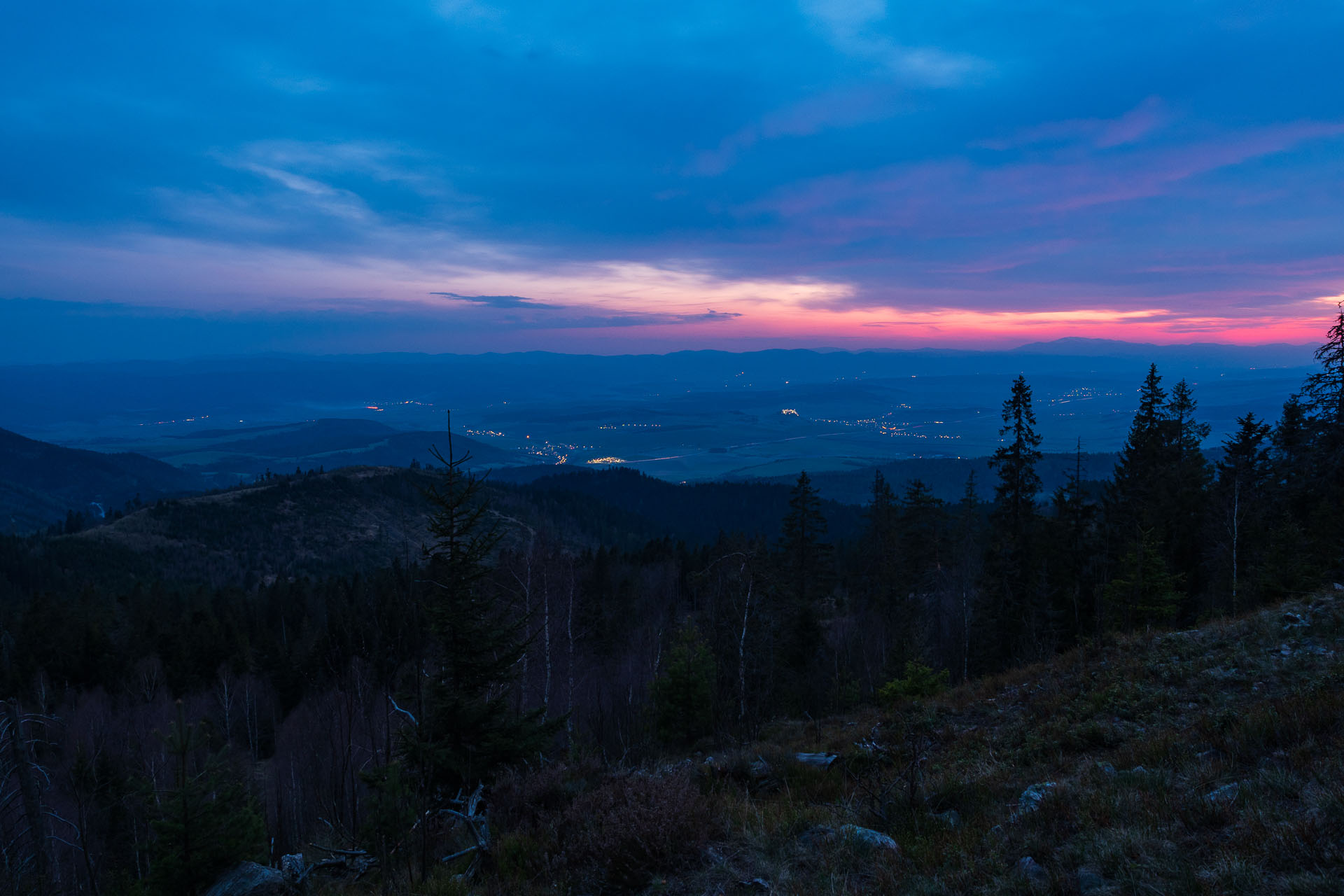 Smrekovica z Vyšného Slavkova s nocľahom (Branisko a Bachureň)