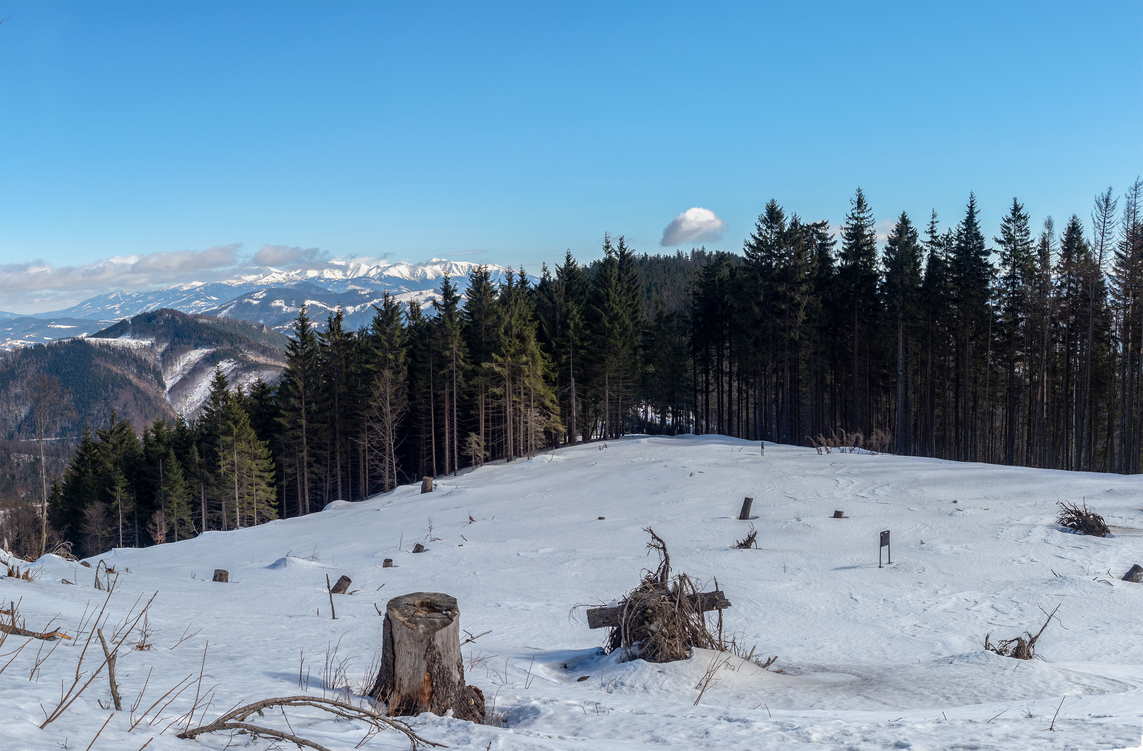 Veľký Choč z Lúčok (Chočské vrchy)