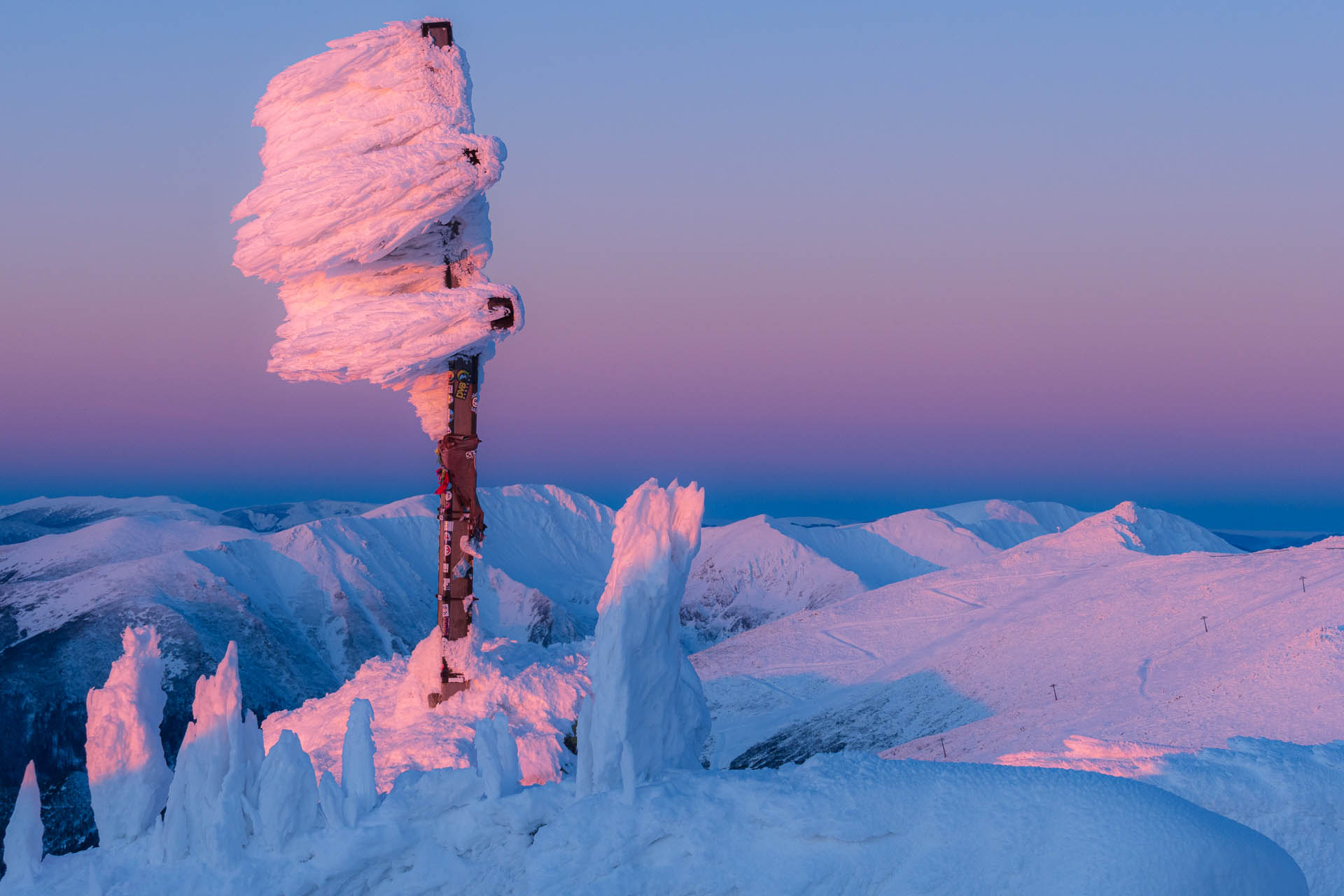 Ďumbier z Trangošky a Geminidy (Nízke Tatry)