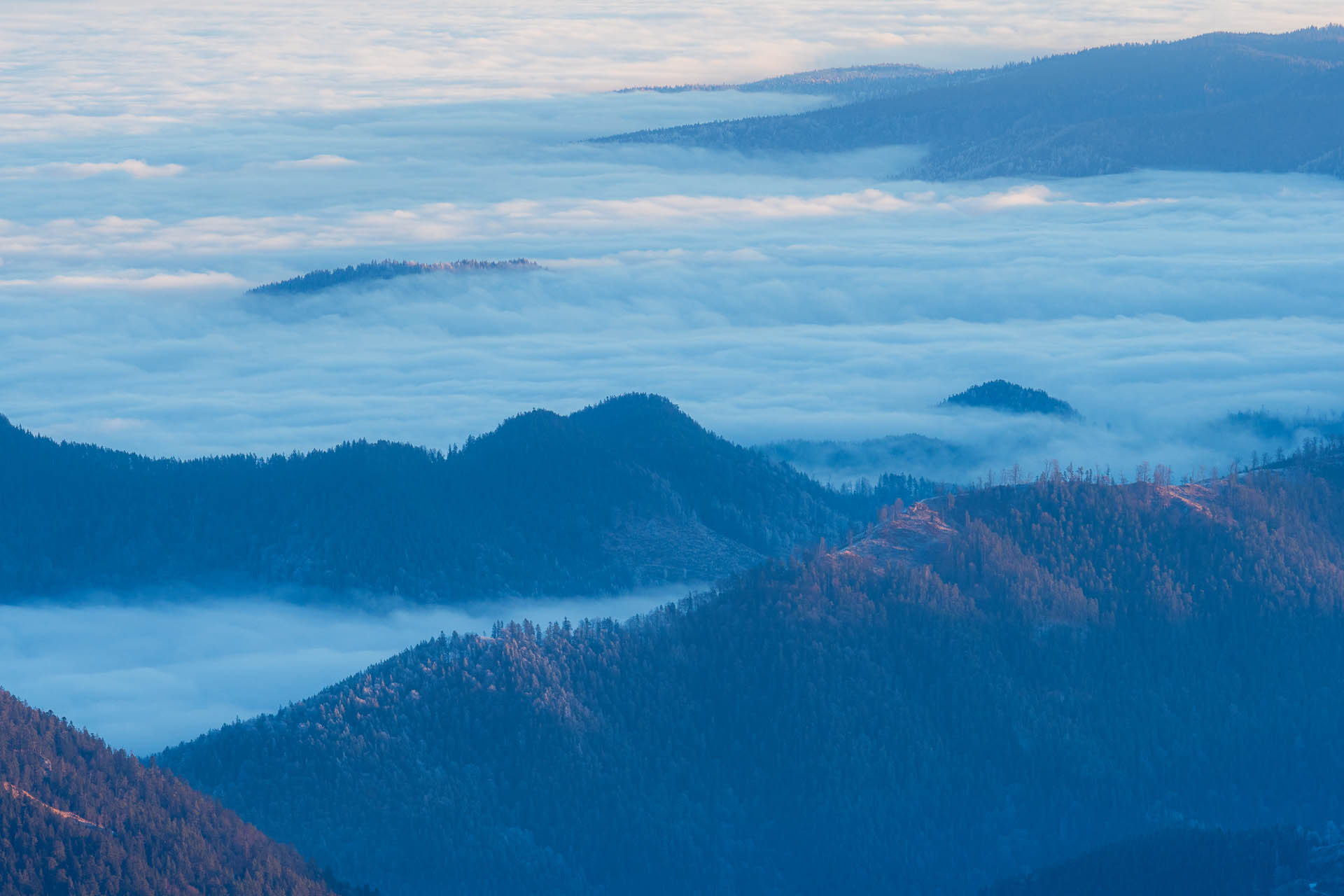 Ďumbier z Trangošky a Geminidy (Nízke Tatry)