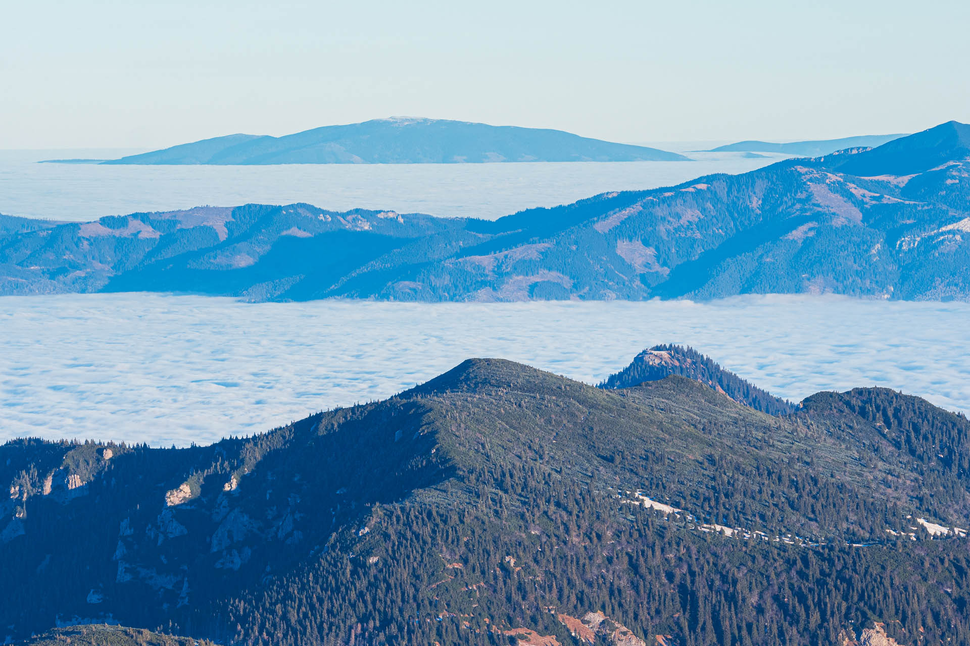 Ďumbier z Trangošky a Geminidy (Nízke Tatry)