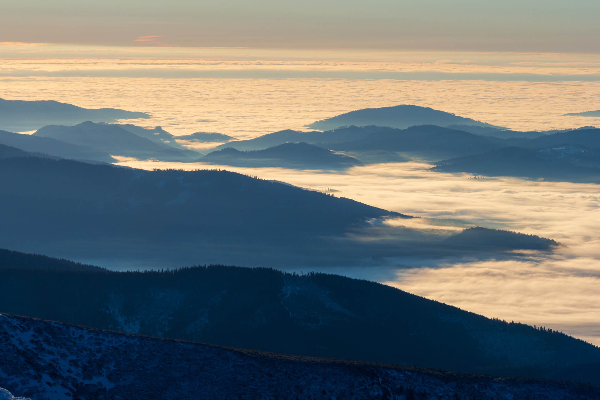 Ďumbier z Trangošky a Geminidy (Nízke Tatry)