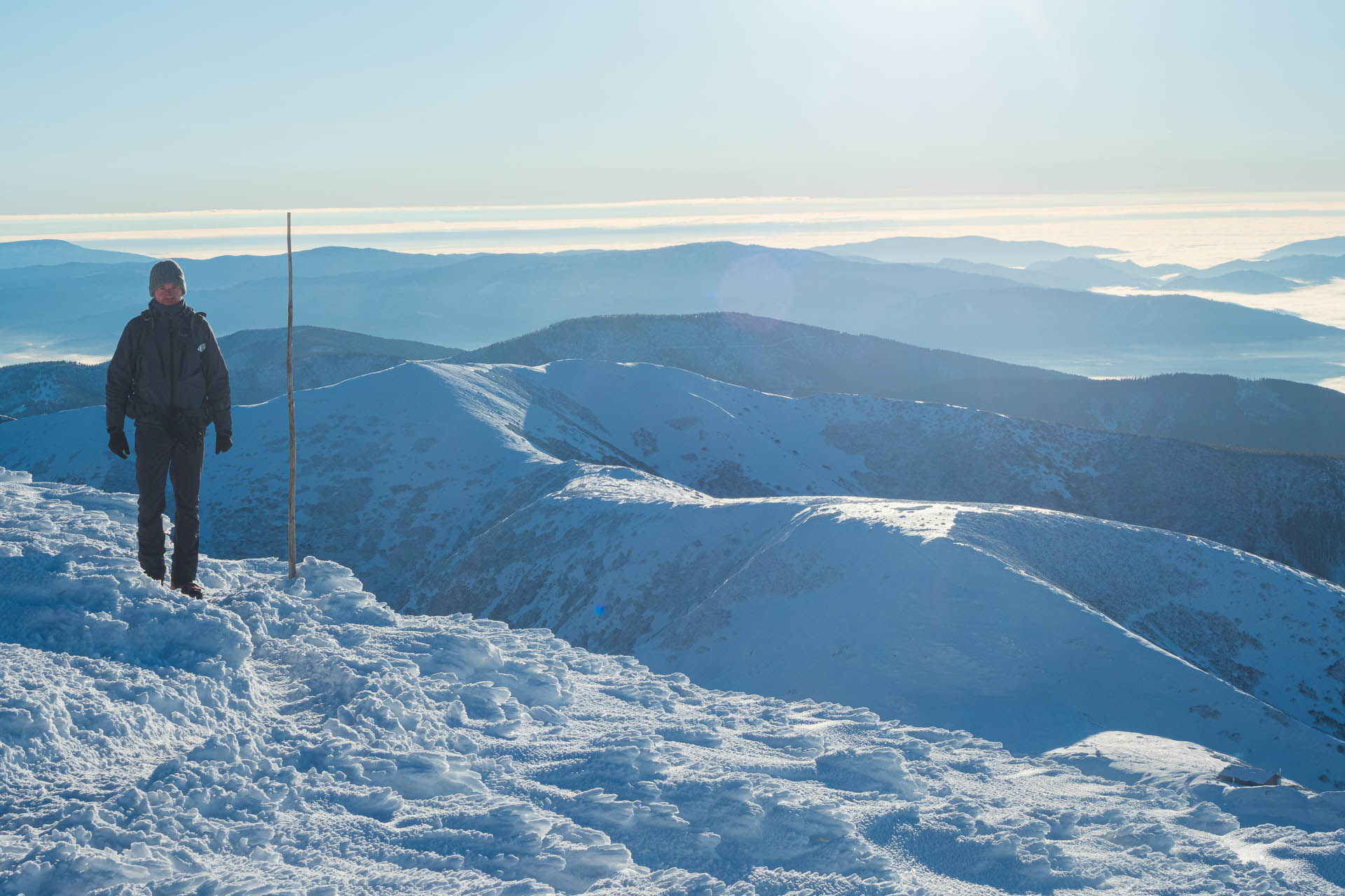 Ďumbier z Trangošky a Geminidy (Nízke Tatry)