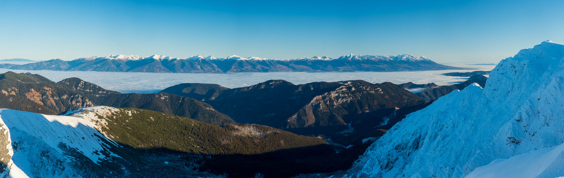 Ďumbier z Trangošky a Geminidy (Nízke Tatry)