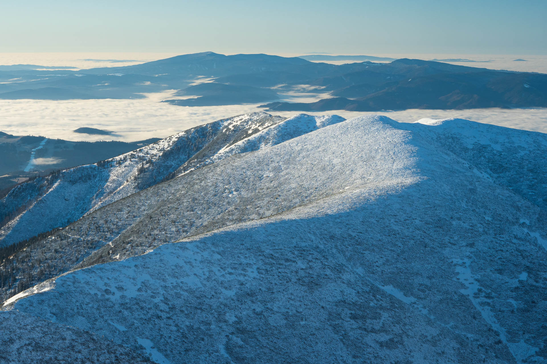 Ďumbier z Trangošky a Geminidy (Nízke Tatry)