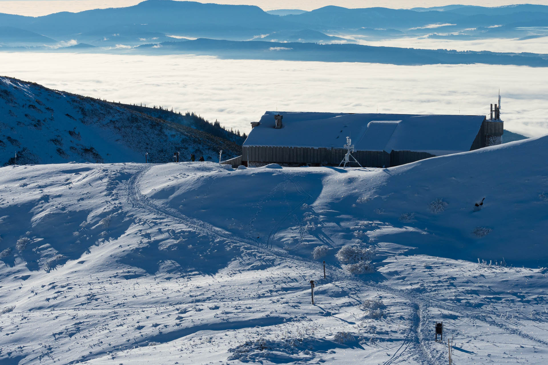 Ďumbier z Trangošky a Geminidy (Nízke Tatry)