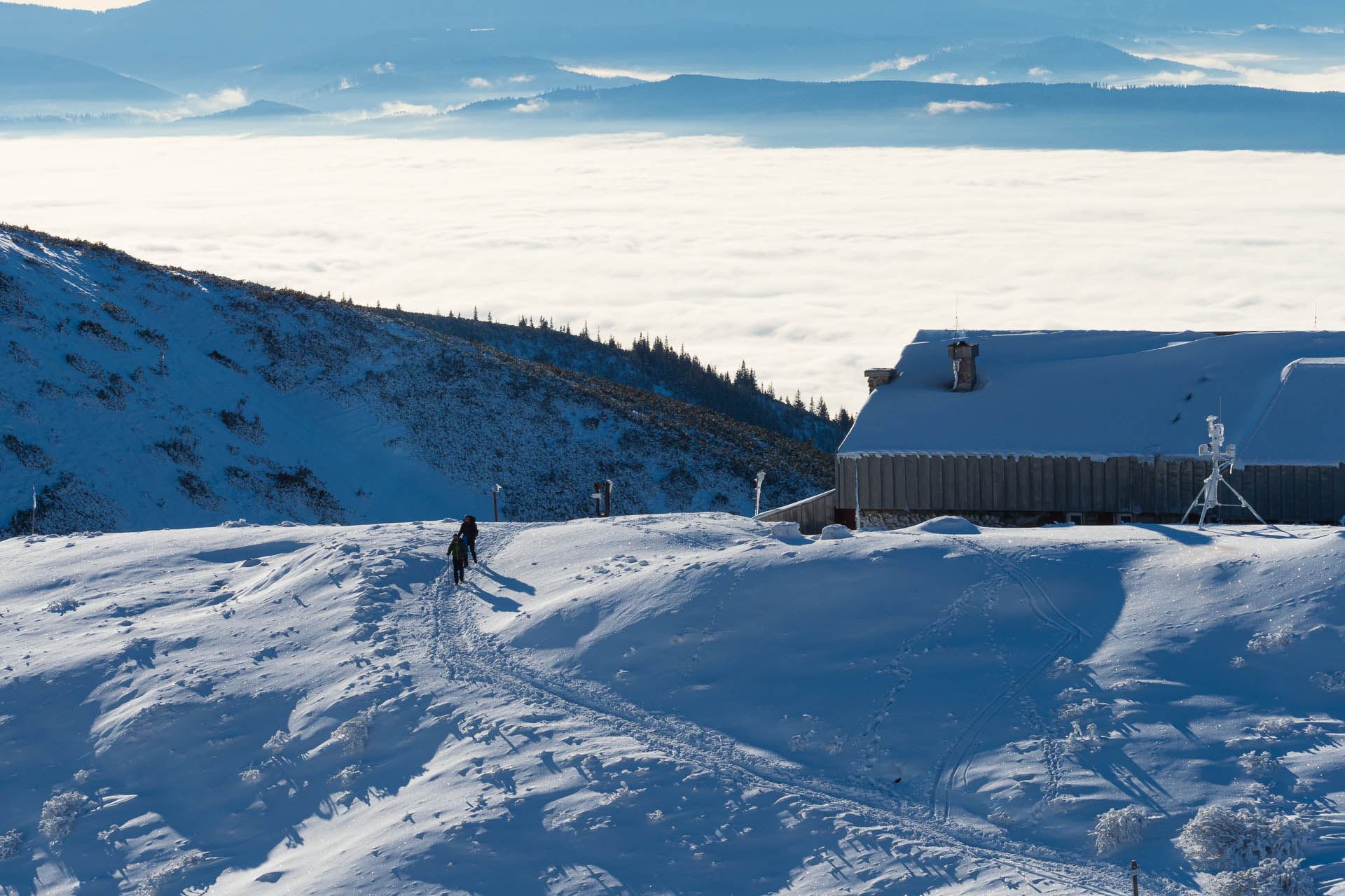 Ďumbier z Trangošky a Geminidy (Nízke Tatry)