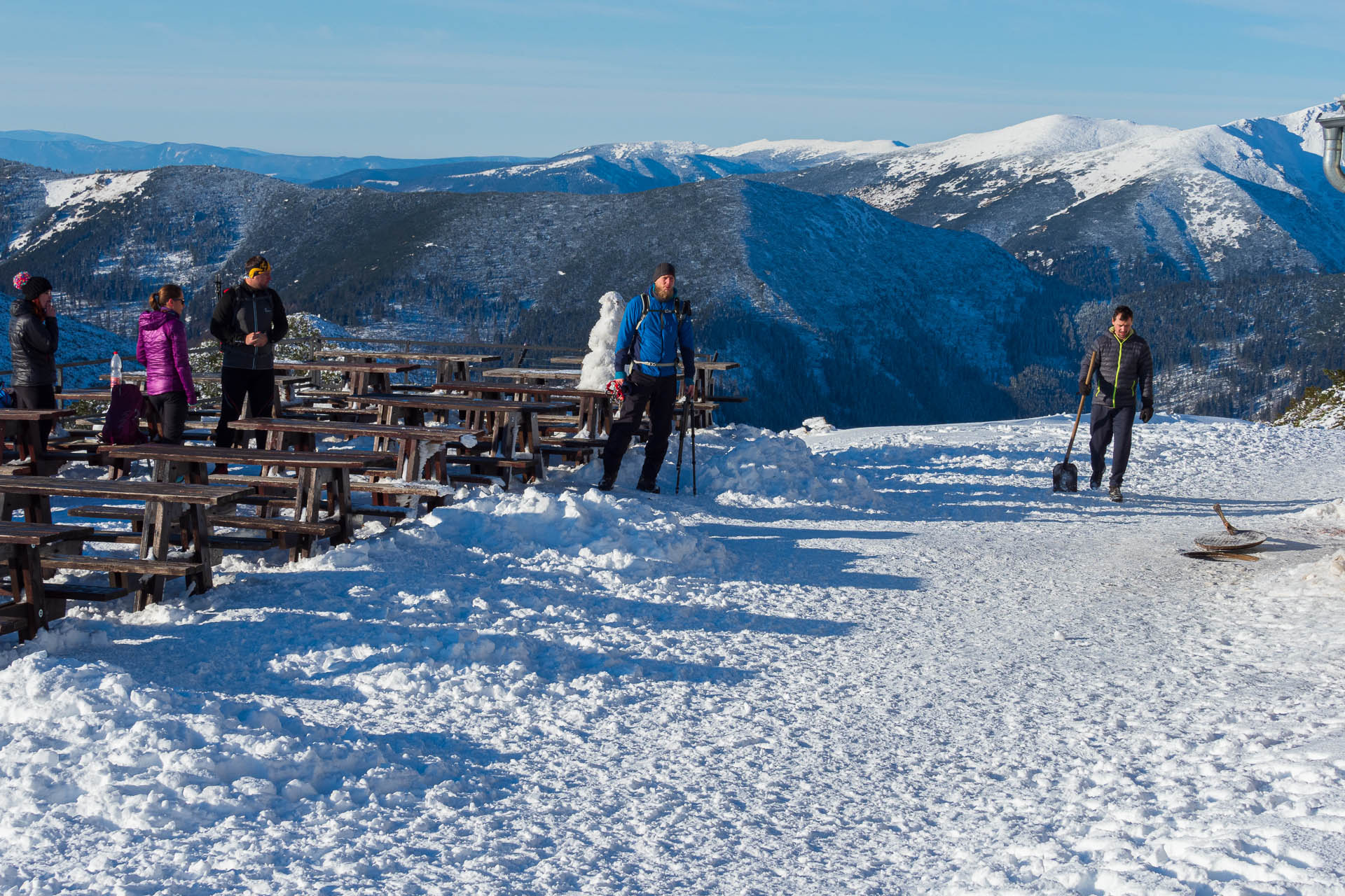 Ďumbier z Trangošky a Geminidy (Nízke Tatry)