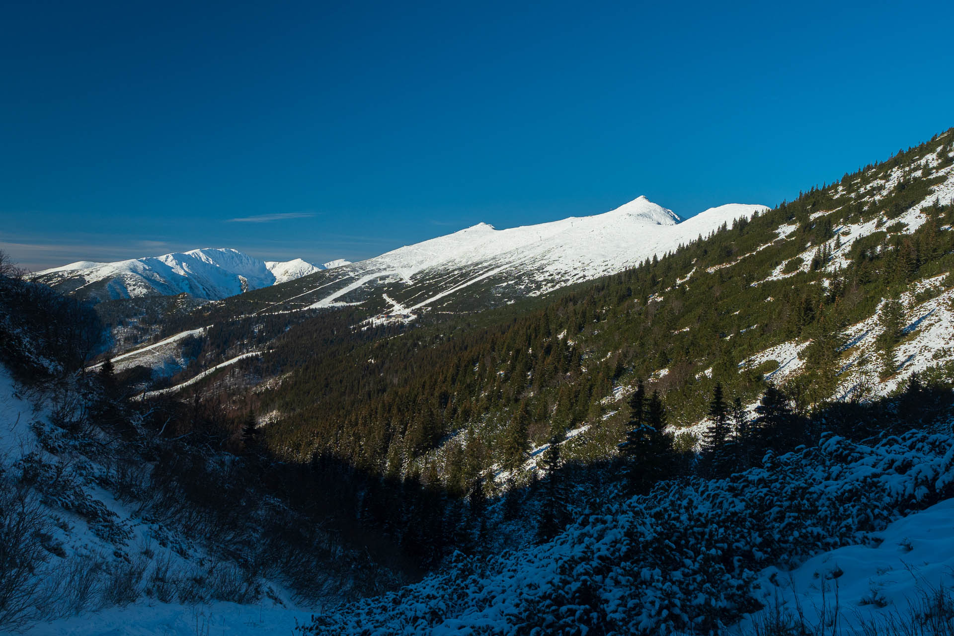 Ďumbier z Trangošky a Geminidy (Nízke Tatry)