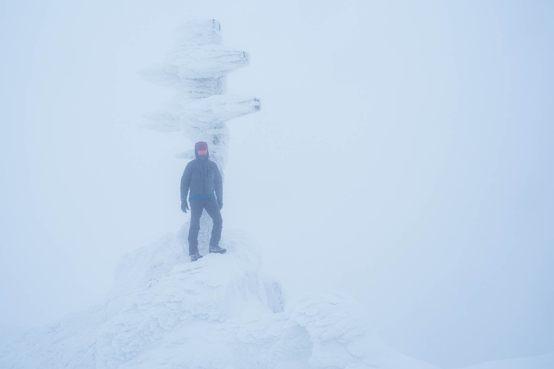 Ďumbier z Trangošky (zimnou cestou) (Nízke Tatry)